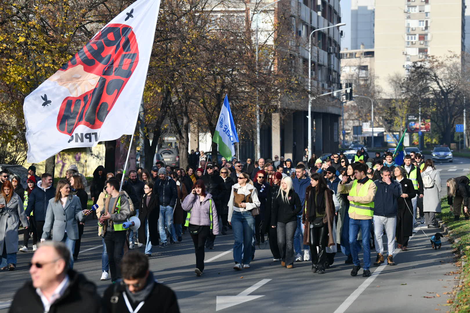 protest povodom godišnjice blokade poljoprivredni fakultet studenti šetnja blokada skup setnja