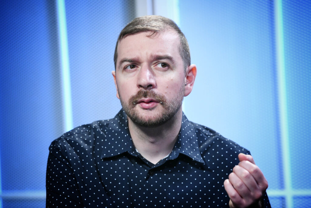 22.02.2023. Stevan Dojčinović  glavni i odgovorni urednik KRIK-a. Foto: Vesna Lalić/Nova.rs