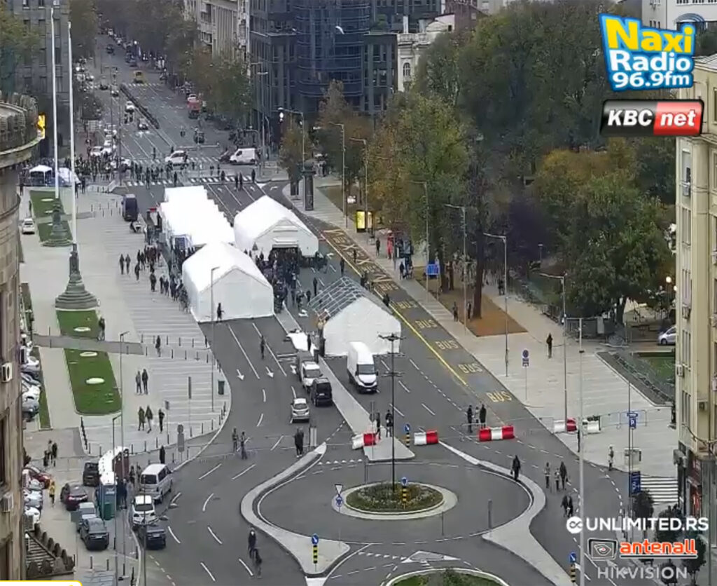 novi šator u ćacilendu