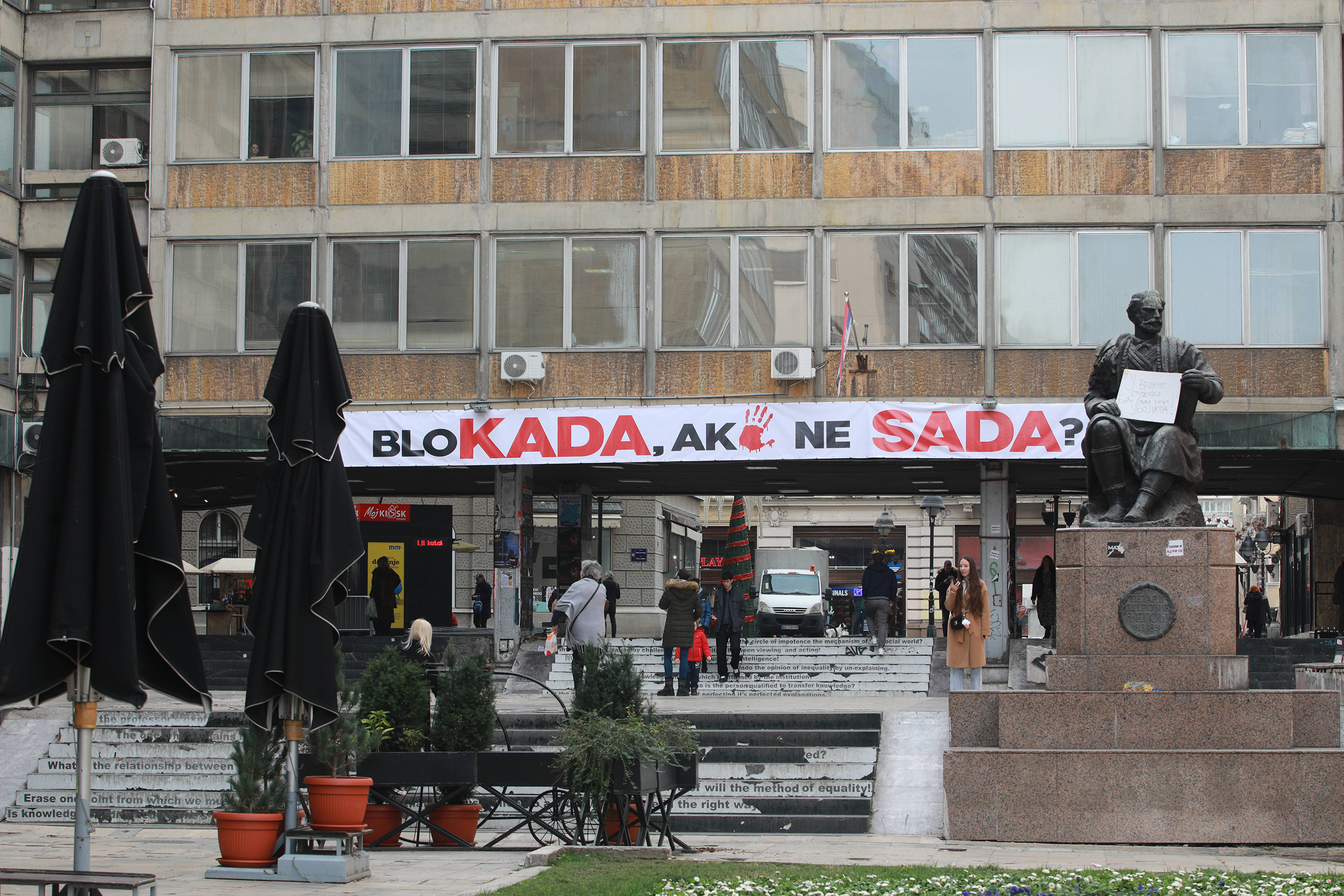 BLOKADA FILOZOFSKOG FAKULTETA U BEOGRADU