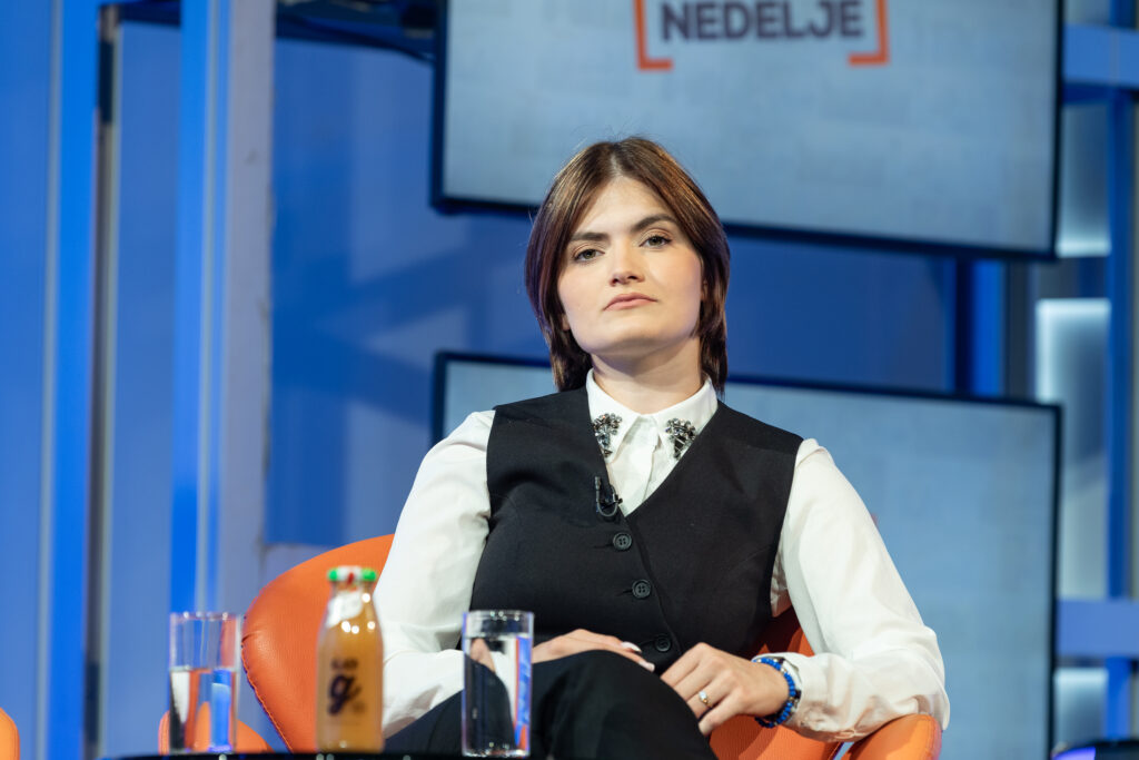 Beograd 21.09.2025. Nikolina Sinđelić, emisija Utisak nedelje Foto: Ivan Dinić/Nova