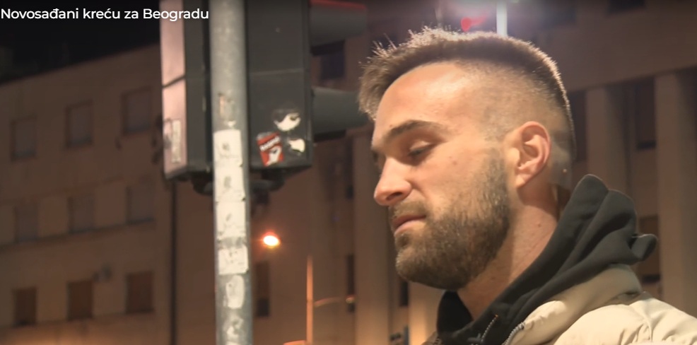 Novosađanin najavio put za Beograd