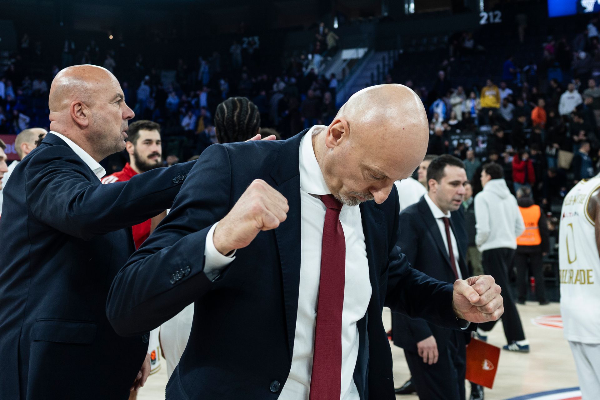 during the 2025/2026 Euroleague Round 19 match between Anadolu Efes Istanbul and Crvena Zvezda at Turkcell Development Basketball Center on January 02, 2025 in Istanbul, Turkey. (Photo by Srdjan Stevanovic/Starsport.rs)