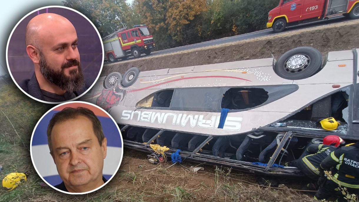 Sremska Mitrovica, Autobus, saobraćajna nesreća, Ivica Dačić, Igor Velić, kombo