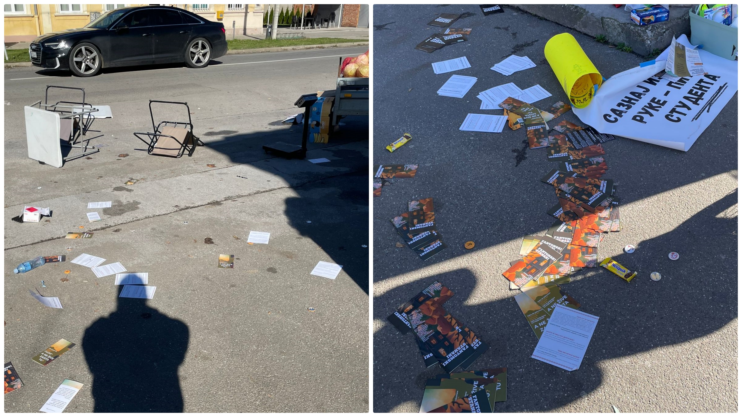 jabuka napadnuti studenti