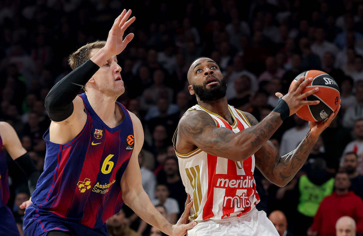 Crvena Zvezda v Barcelona, Euroleague basketball, season 2025/2026, round 14