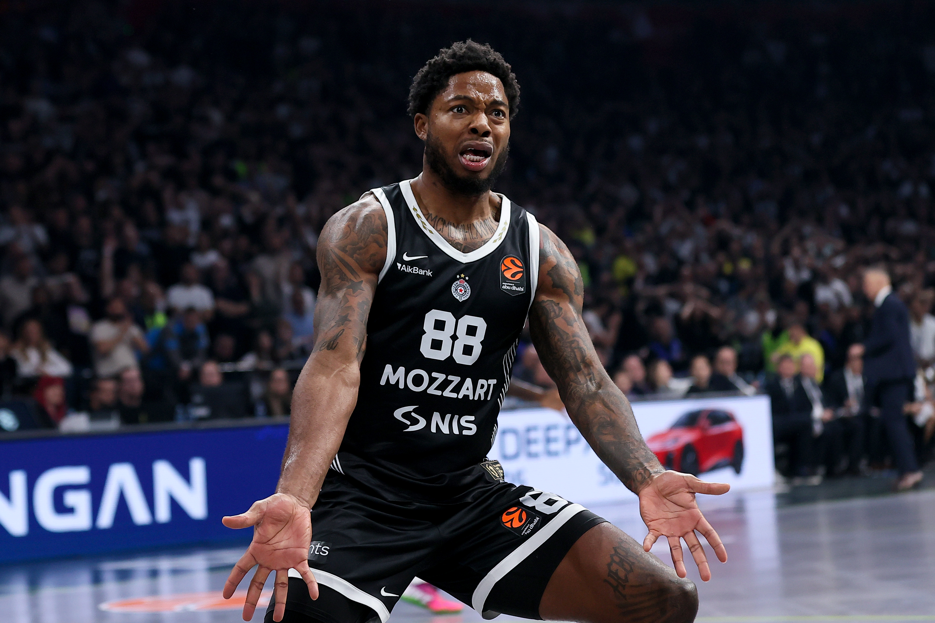 during Partizan v Fenerbahce basketball match Euroleague 2025/26 round 12 in Belgrade, Serbia on 21 November 2025
(photo by Luka Milosavljevic/STARSPORT ©)