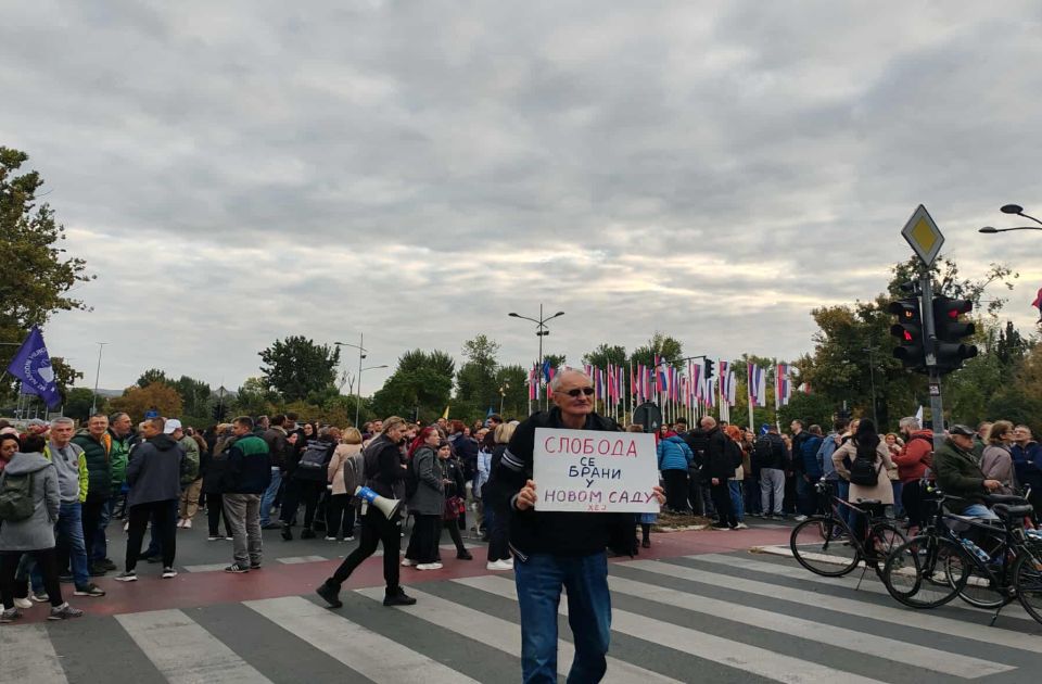 Novi Sad 18.10.2025. Marš slobode u Novom Sadu Foto: 021.rs