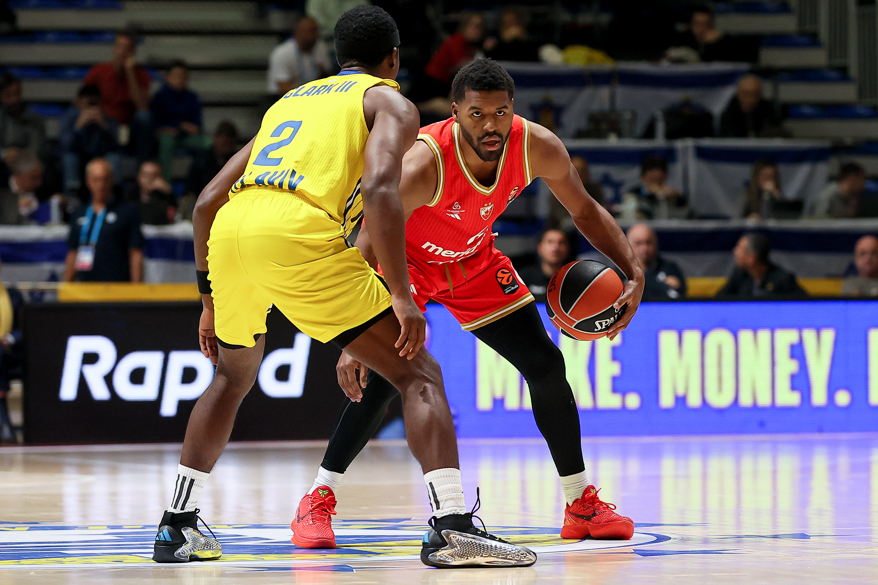 Maccabi Tel Aviv v Crvena Zvezda basketball match of Euroleague 2025/26 round 8 on October 30. 2025. in Belgrade, Serbia.