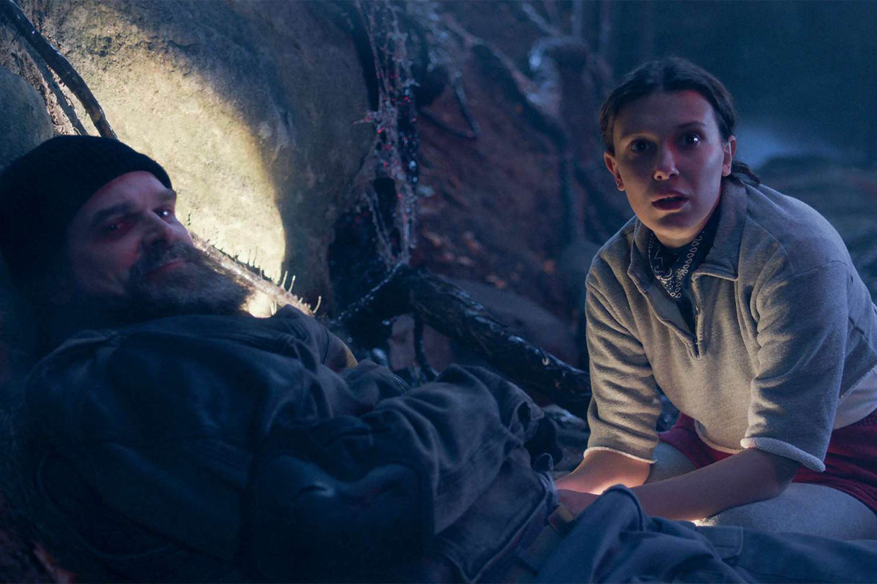 David Harbour and Millie Bobby Brown in 'Stranger Things' season 5.