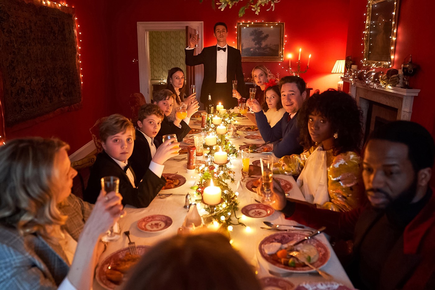 Matthew Goode, Keira Knightley, Lucy Punch, Gilby Griffin Davis, Hardy Griffin Davis, Rufus Jones, Annabelle Wallis, Kirby Howell-Baptiste, Sope Dirisu, Davida McKenzie, and Roman Griffin Davis