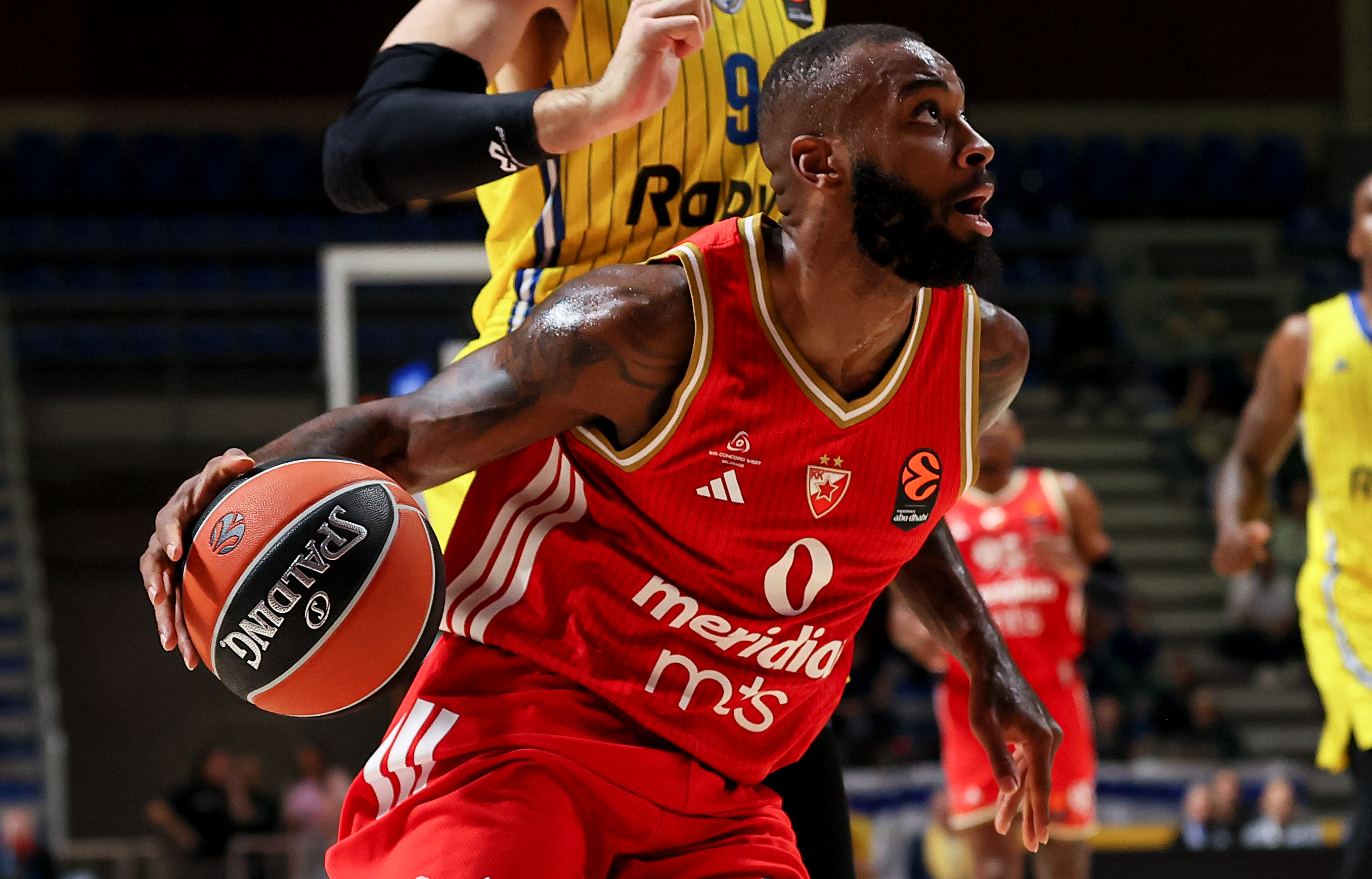 during Maccabi Tel Aviv v Crvena Zvezda basketball match of Euroleague 2025/26 round 8 on October 30. 2025. in Belgrade, Serbia.
(photo by Luka Milosavljevic/STARSPORT ©)
