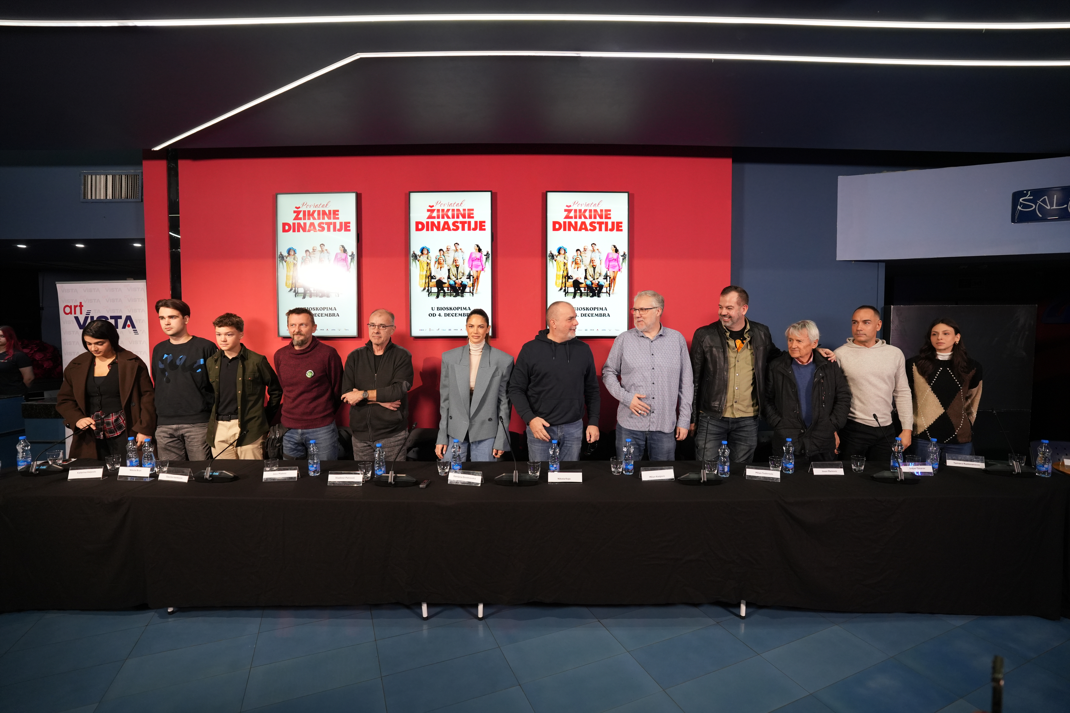 ress conference, announcement of the premiere of the film “The Return of the Zikin Dynasty”, culture, Roda Cineplex cinema.