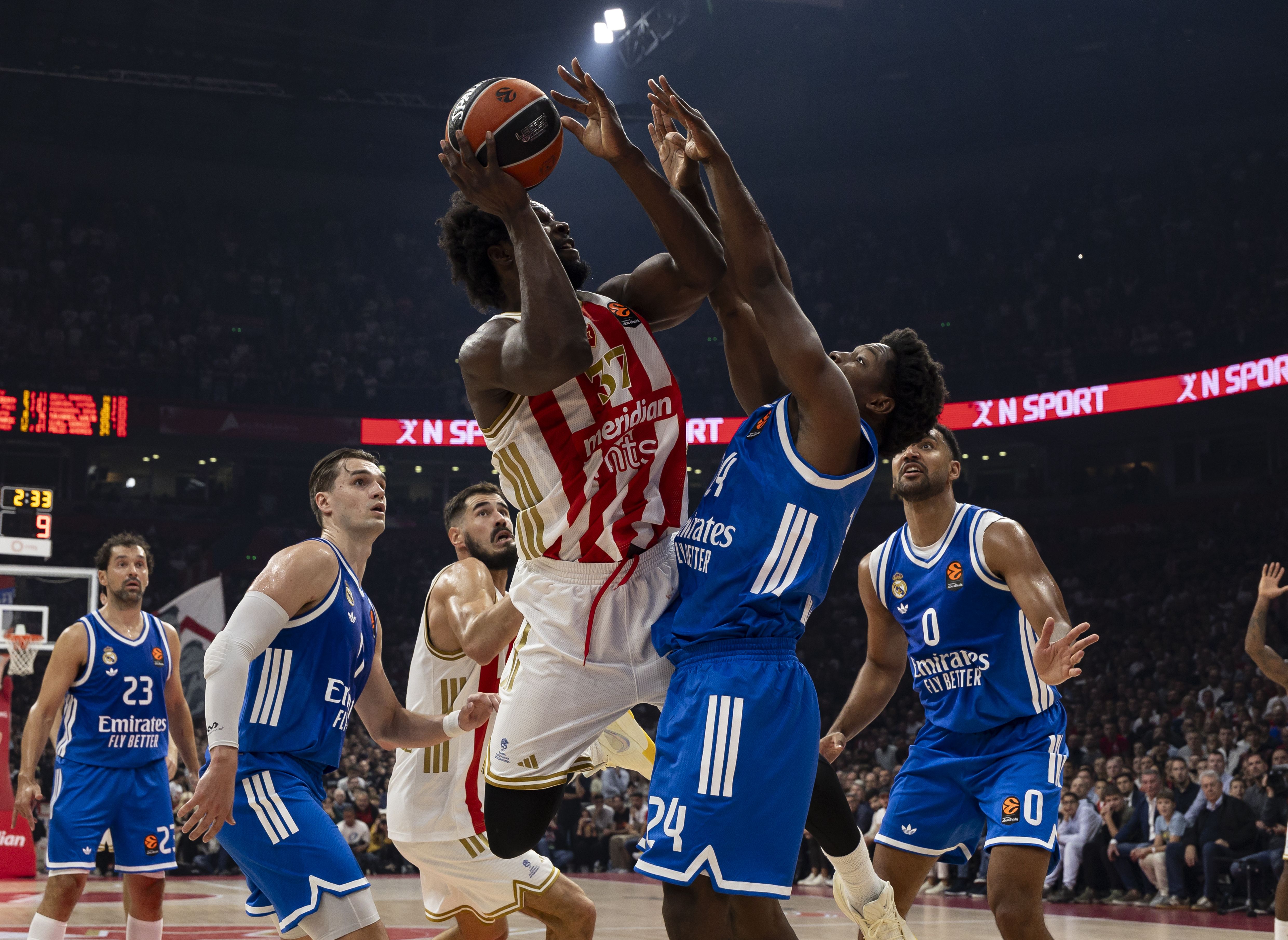 Crvena Zvezda Meridianbet Belgrade v real Madrid - Euroleague 2025/2026