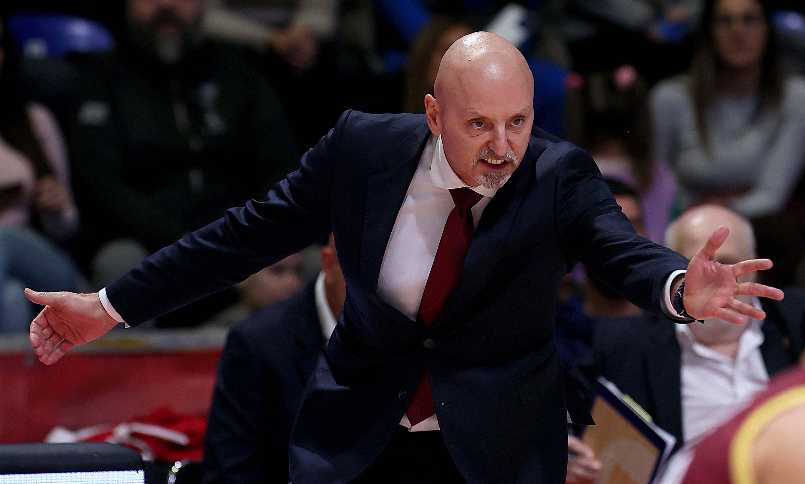 Crvena Zvezda v Bosna basketball match of ABA League 2025/2026 round 14, Group B on January 12. 2026. in Belgrade, Serbia.