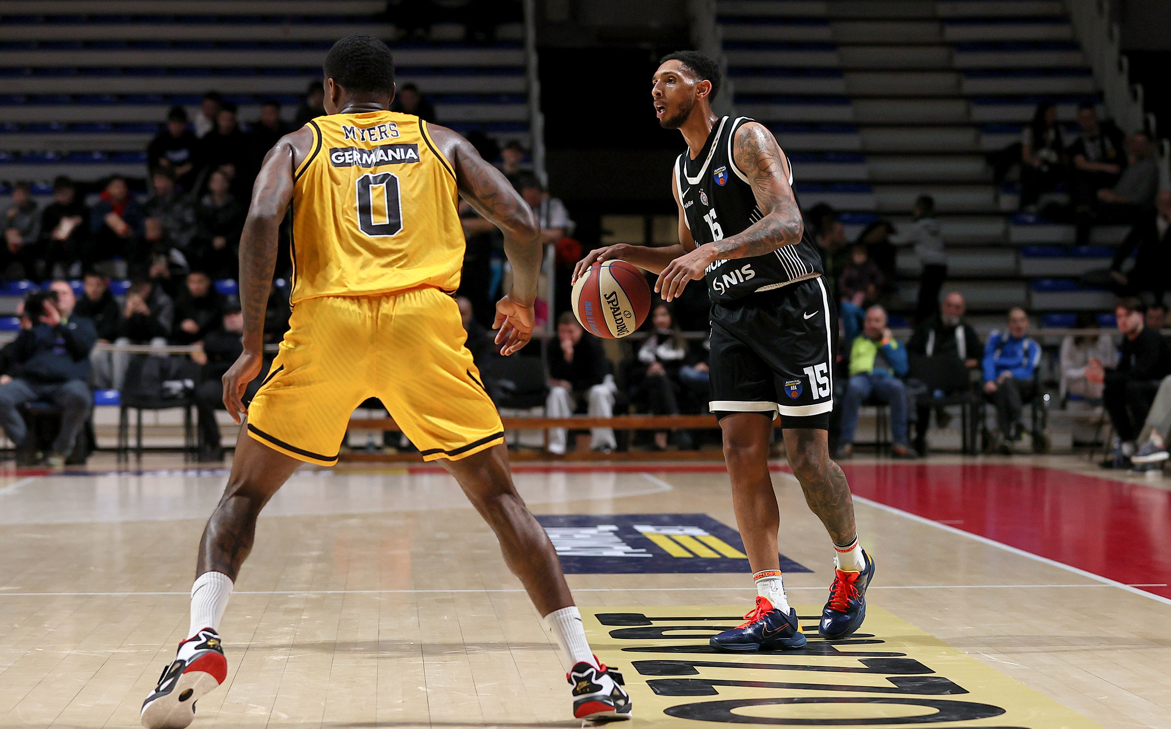 Partizan v Split basketball match of AdmiralBet ABA League, Season 2025/2026 - Group A round 12 on December 28. 2025. in Belgrade, Serbia.