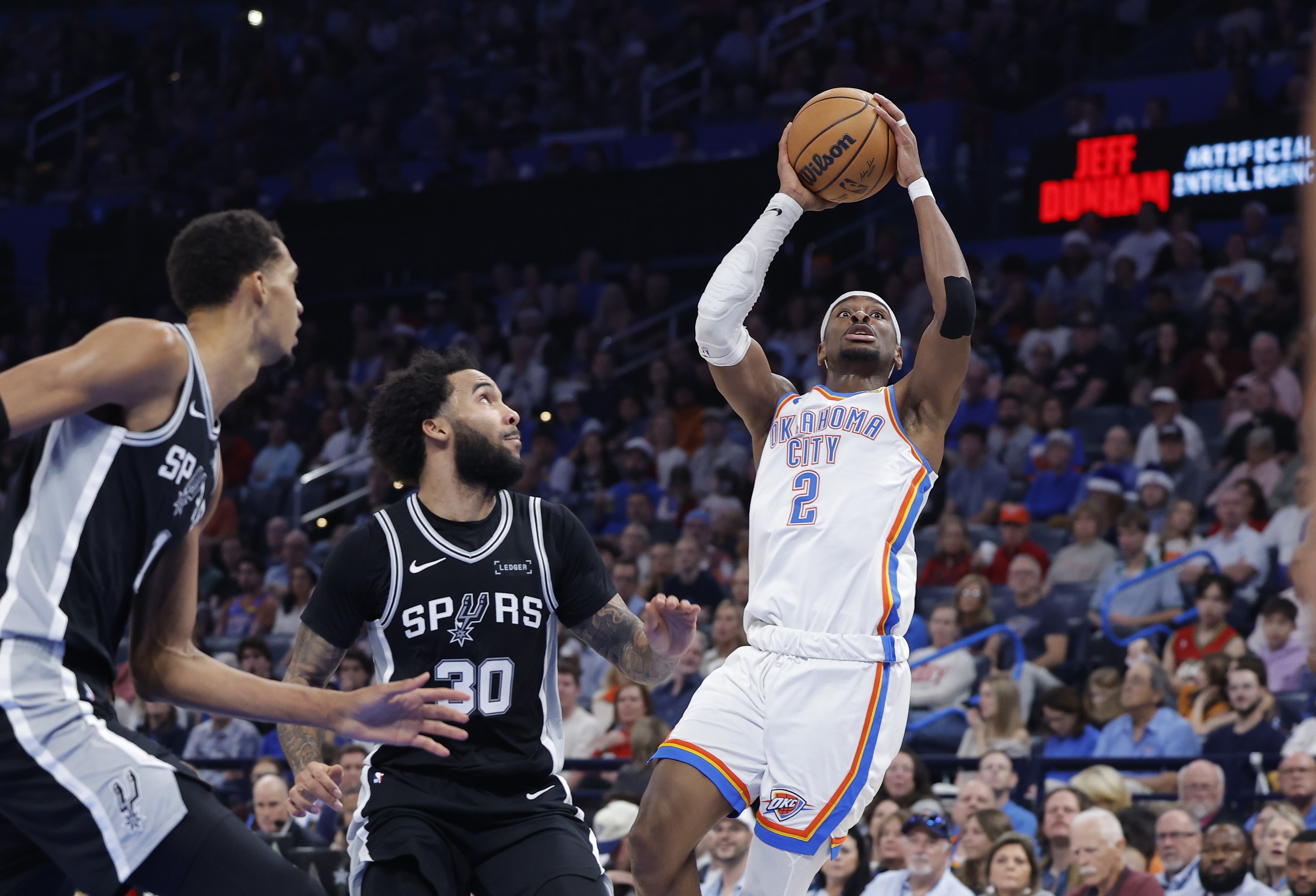 NBA: San Antonio Spurs at Oklahoma City Thunder