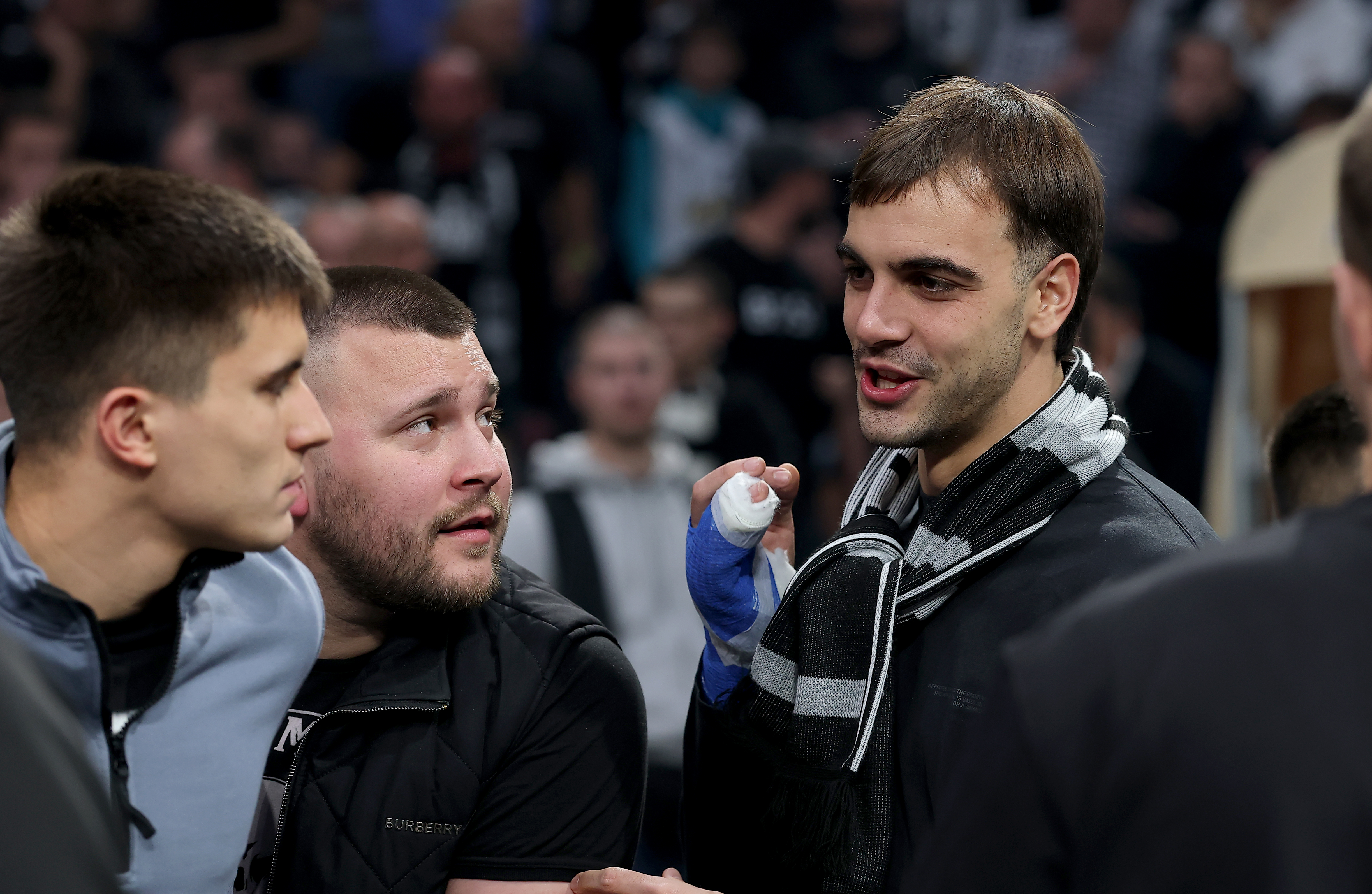 Belgrade, Serbia. 17th Dec, 2025. Partizan's during Euroleague basketball match between Partizan and Virtus on December 17. 2025. in Belgrade, Serbia.
(photo by Pedja Milosavljevic/STARSPORT ©)
