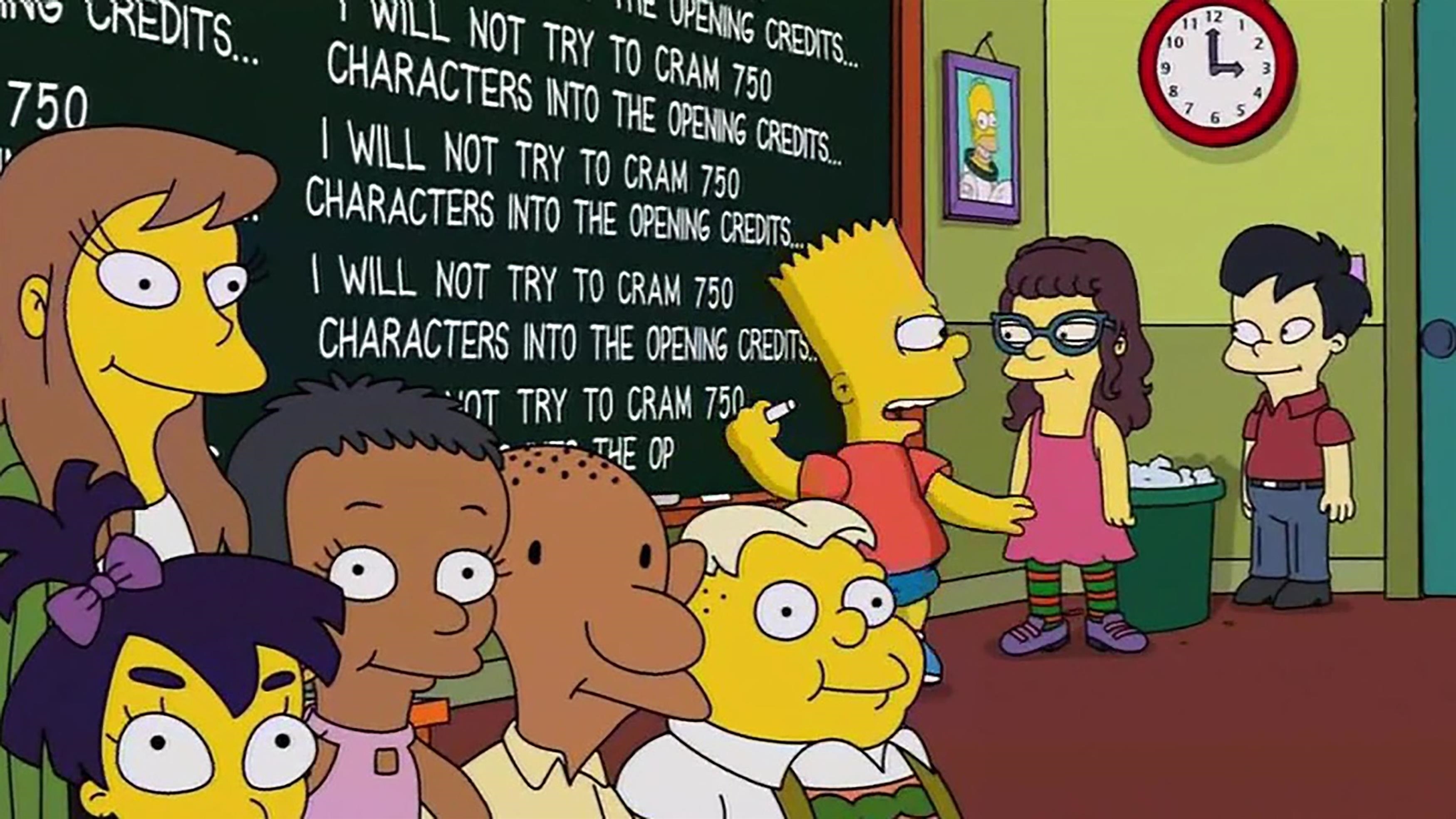 The Simpsons features a staggering 750 characters in the opening sequence of its 750th show including animated versions of The Rolling Stones, The Queen and Dolly Parton