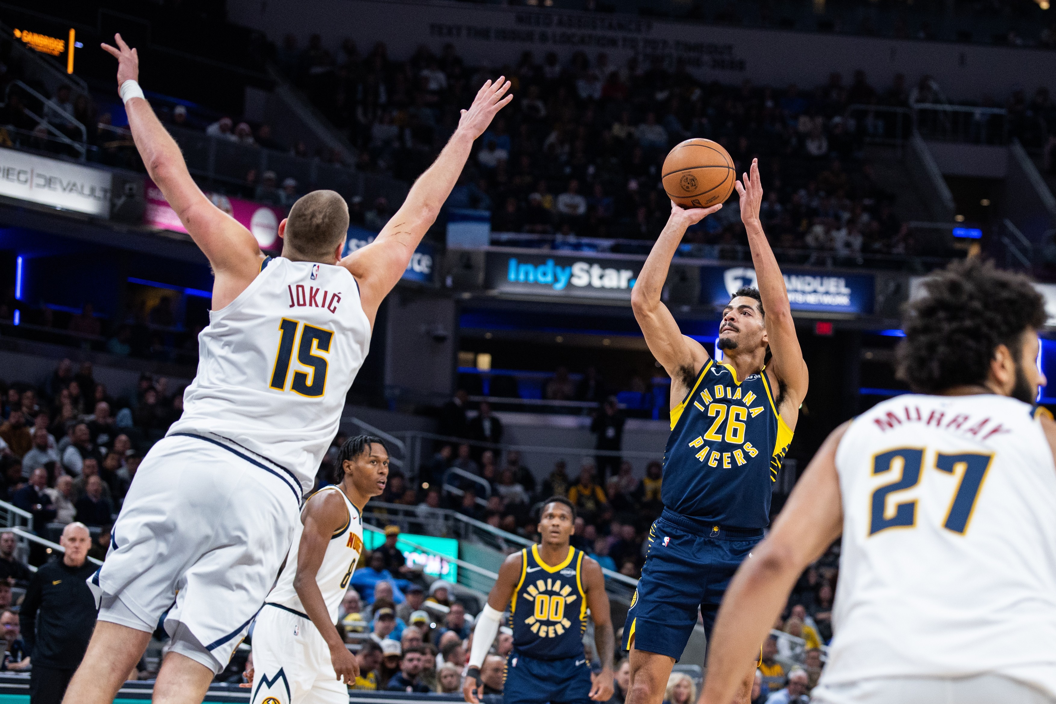 NBA: Denver Nuggets at Indiana Pacers