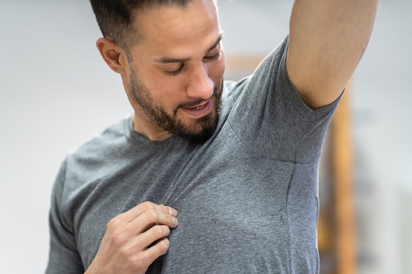Athlete Using Antiperspirant Deodorant Against Hyperhidrosis Sweating,Image: 641221163, License: Royalty-free, Restrictions: , Model Release: yes, Credit line: Andriy Popov / Panthermedia / Profimedia