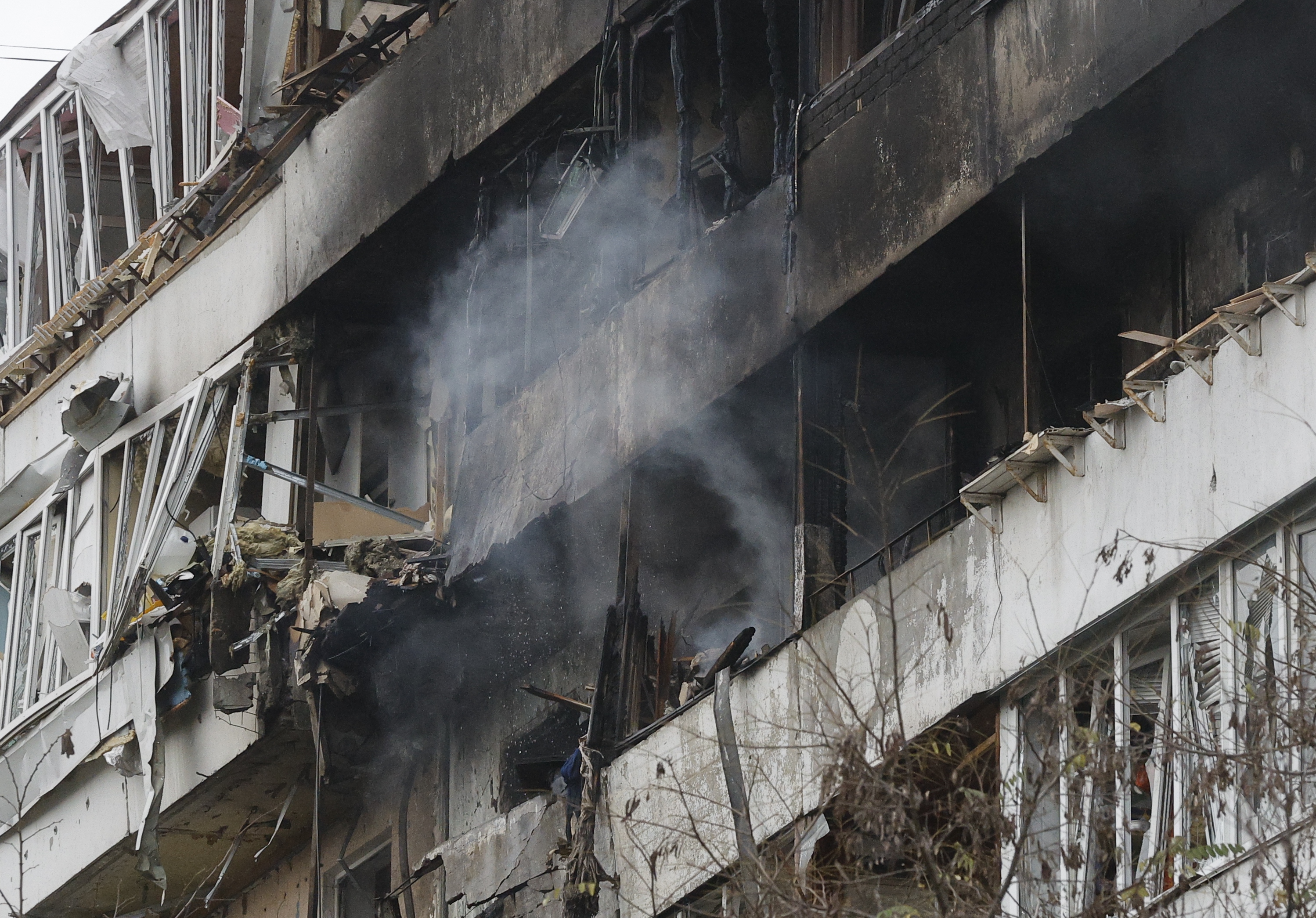 Several killed and dozens injured in overnight Russian strikes on Kyiv