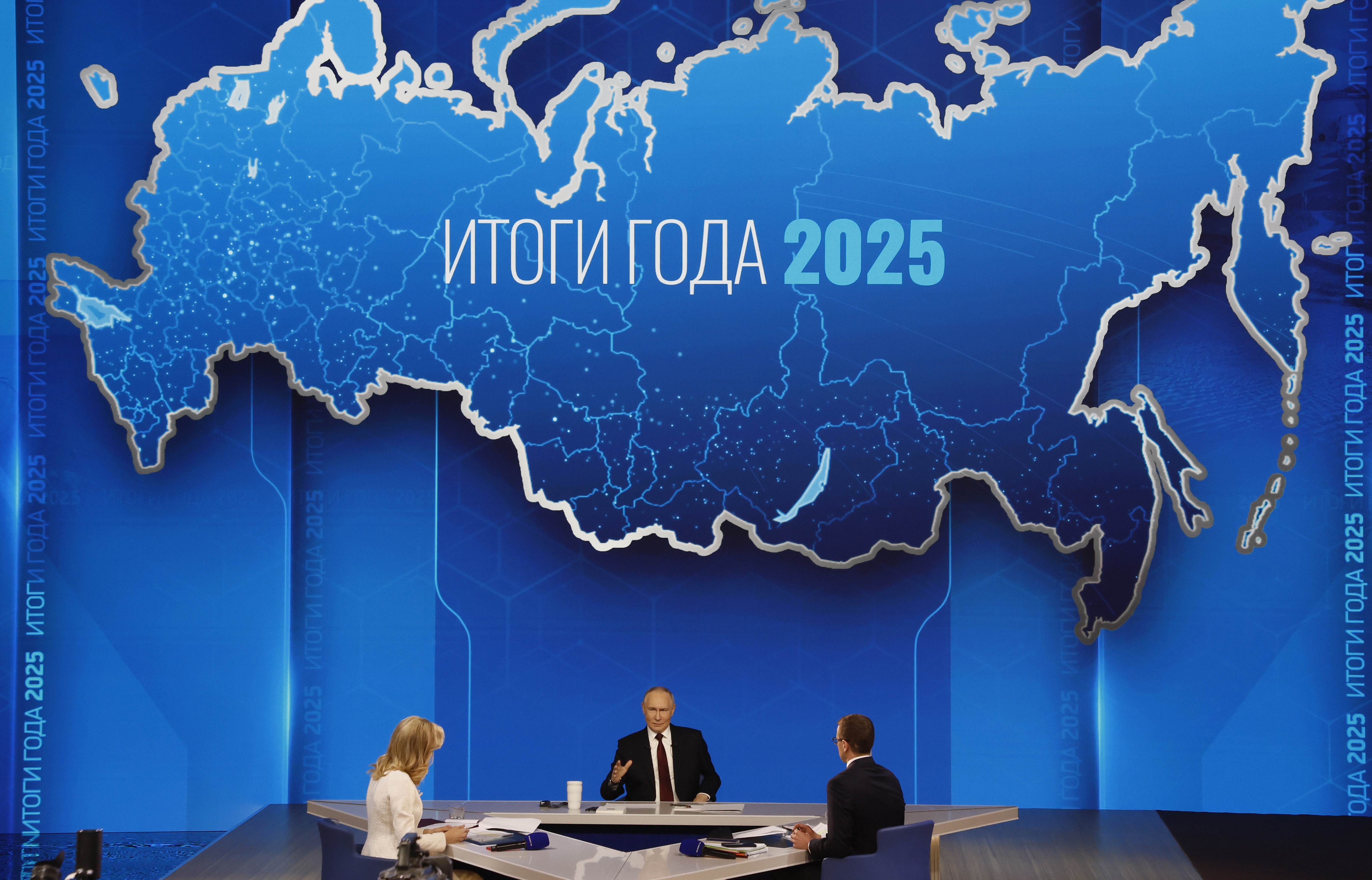 Russian President Putin's annual press-conference at Gostiny Dvor