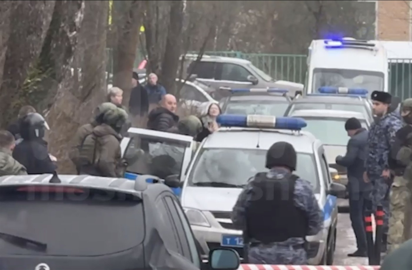 School stabbing attack Russia