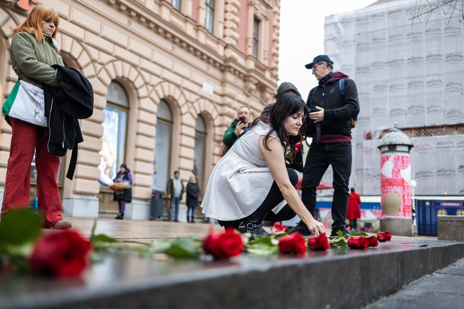 06.12.2025., Zagreb: Treca godisnjica performansa Tiha misa umjetnice Arijane Lekic-Fridrih, ujedno i posljednja Tiha misa u javnom prostoru Photo: Mia Slafhauzer/PIXSELL