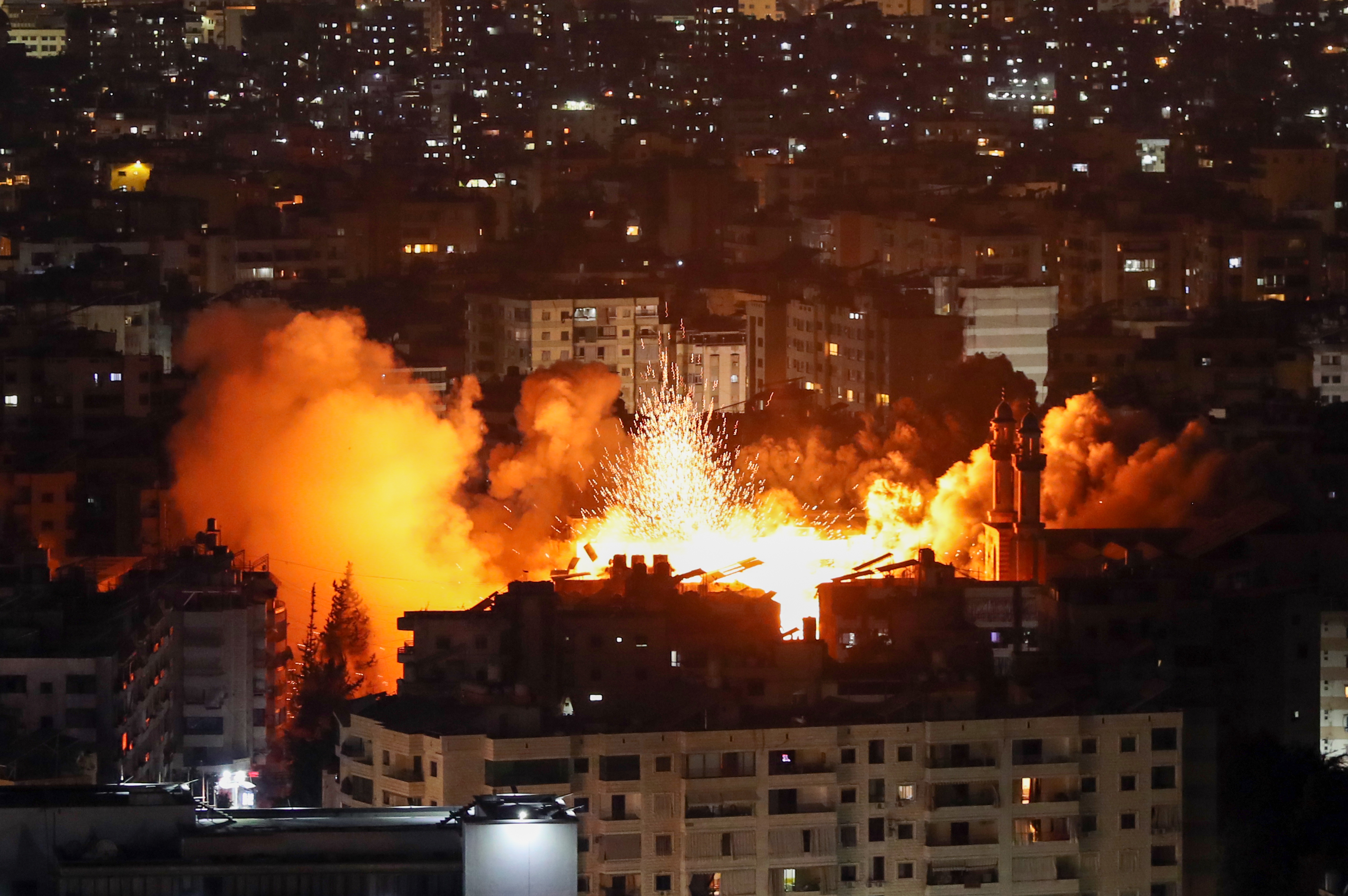 Israel carries out renewed airstrikes on southern Beirut neighborhood