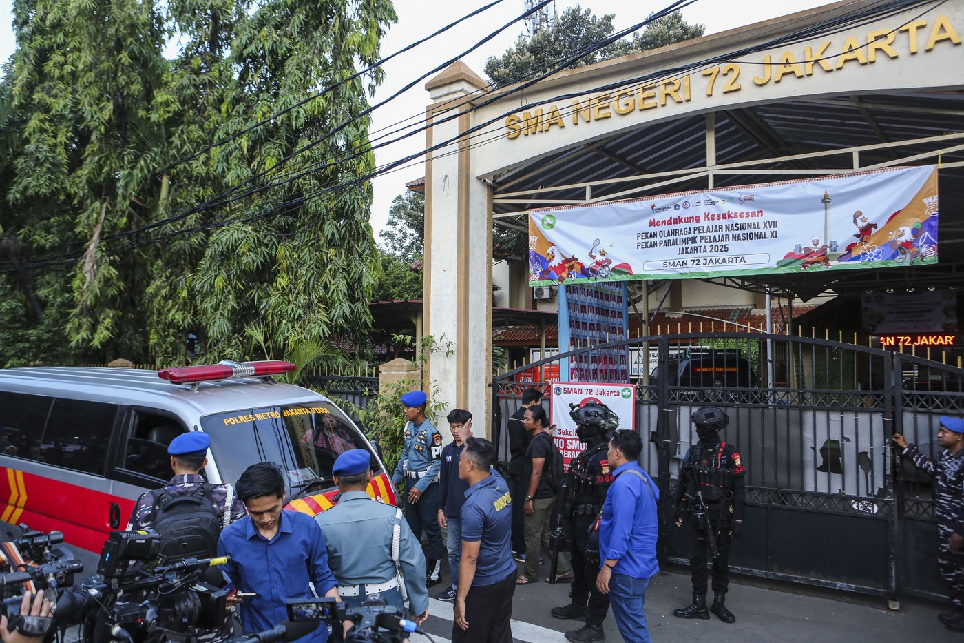 Explosion injures at least 54 people in Indonesia