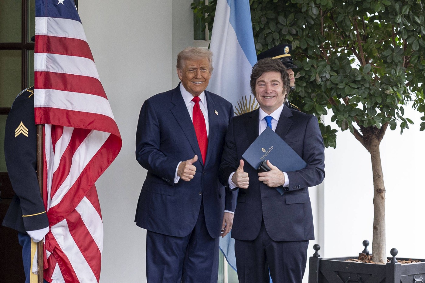 US President Argentine President October 14 2025
