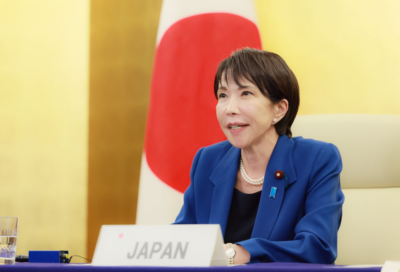 Japan PM Takaichi Joins Ukraine Peace Meeting Online