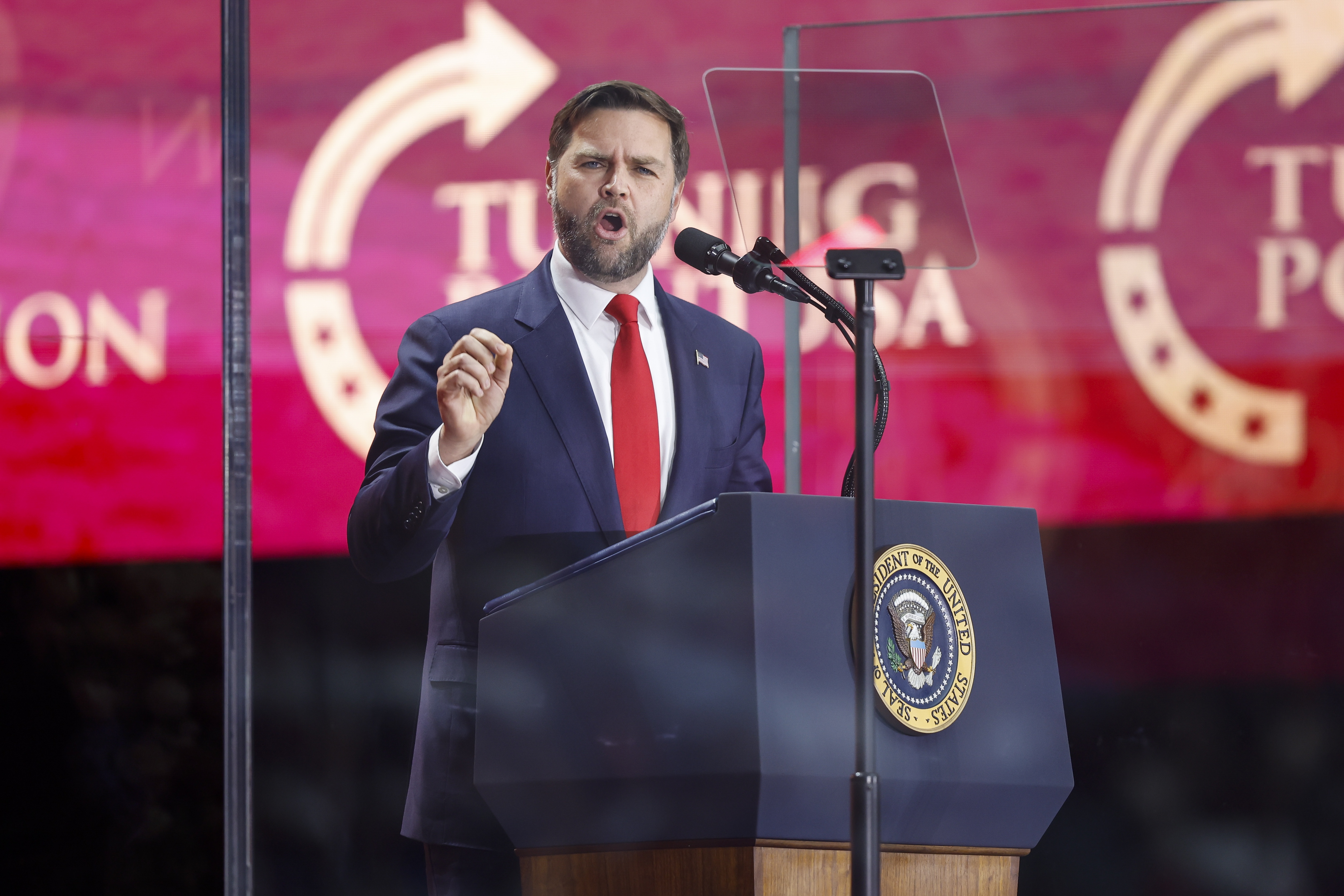 Memorial for late political activist Charlie Kirk in Glendale, Arizona