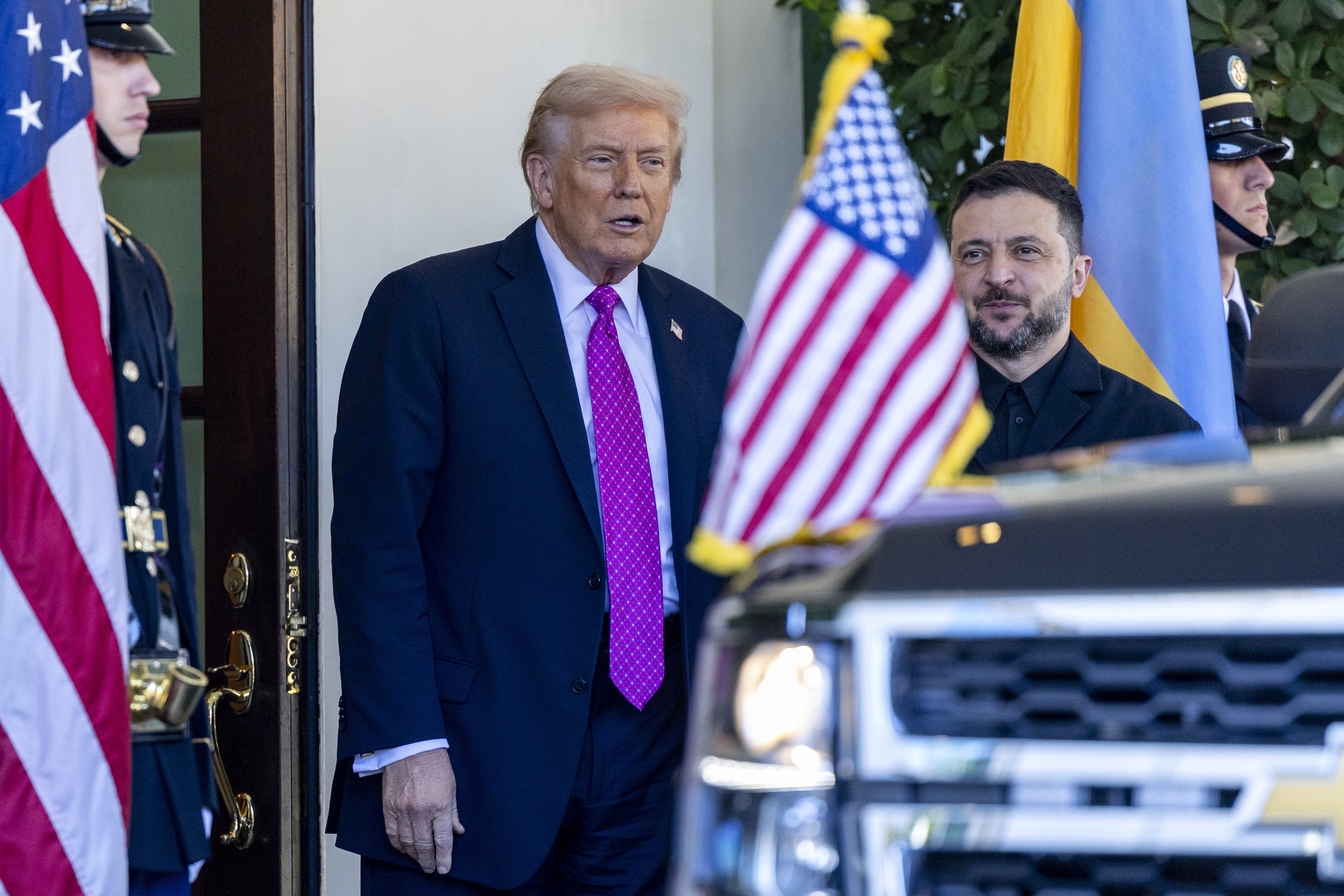 President Trump meets with Ukrainian President Zelensky at the White House