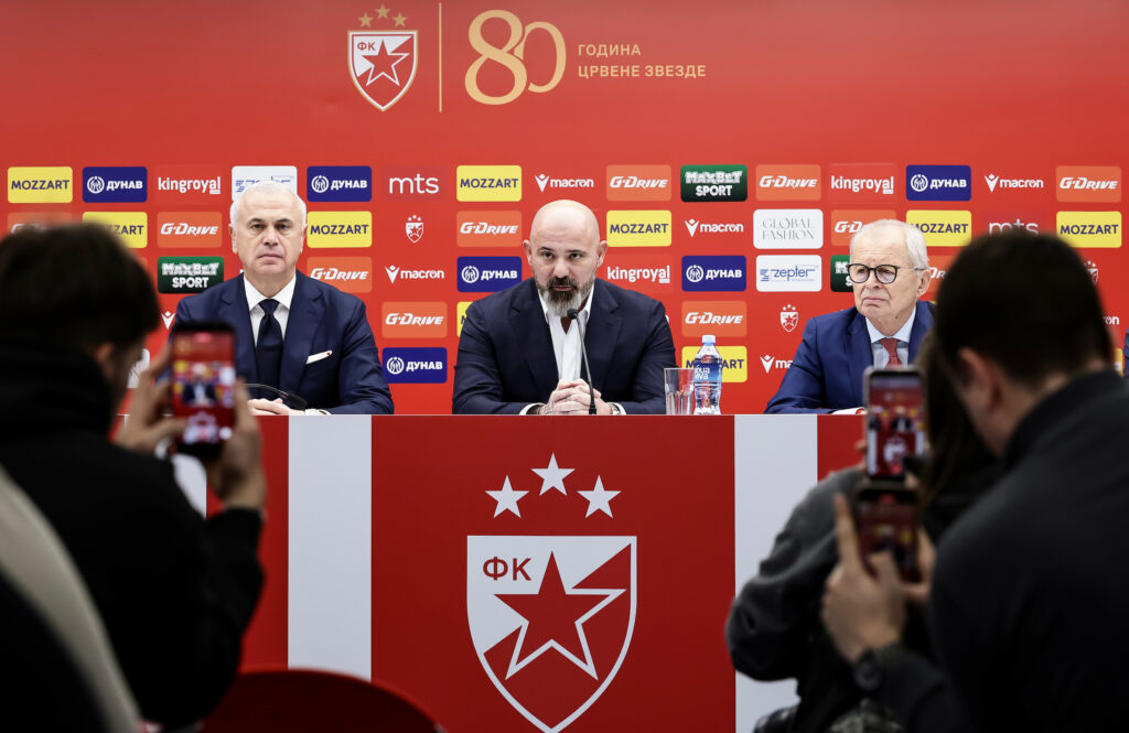 Dejan Stankovic new head coach during the promotion at stadium Rajko Mitic on December 22, 2025 in Belgrade, Serbia. (Photo by Srdjan Stevanovic/Starsport.rs ©)