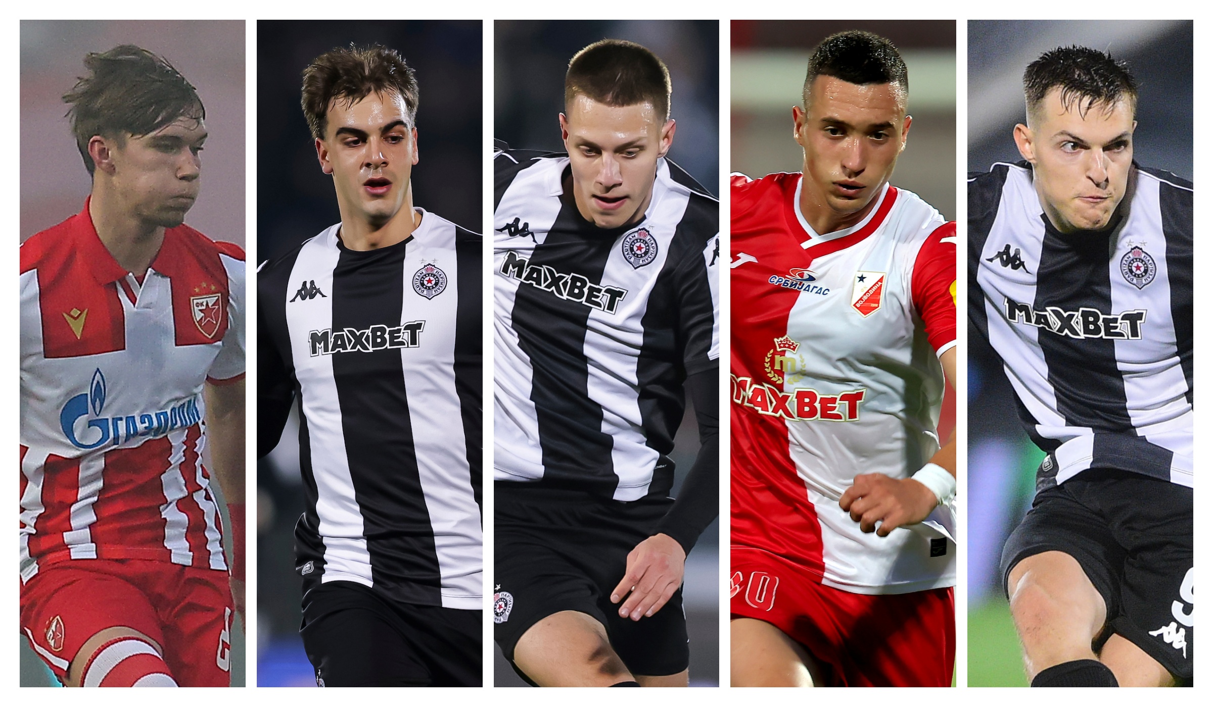 Vasilije Kostov, Jovan Milošević, Ognjen Ugrešić, Stefan Bukinac i Andrej Kostić. kombo