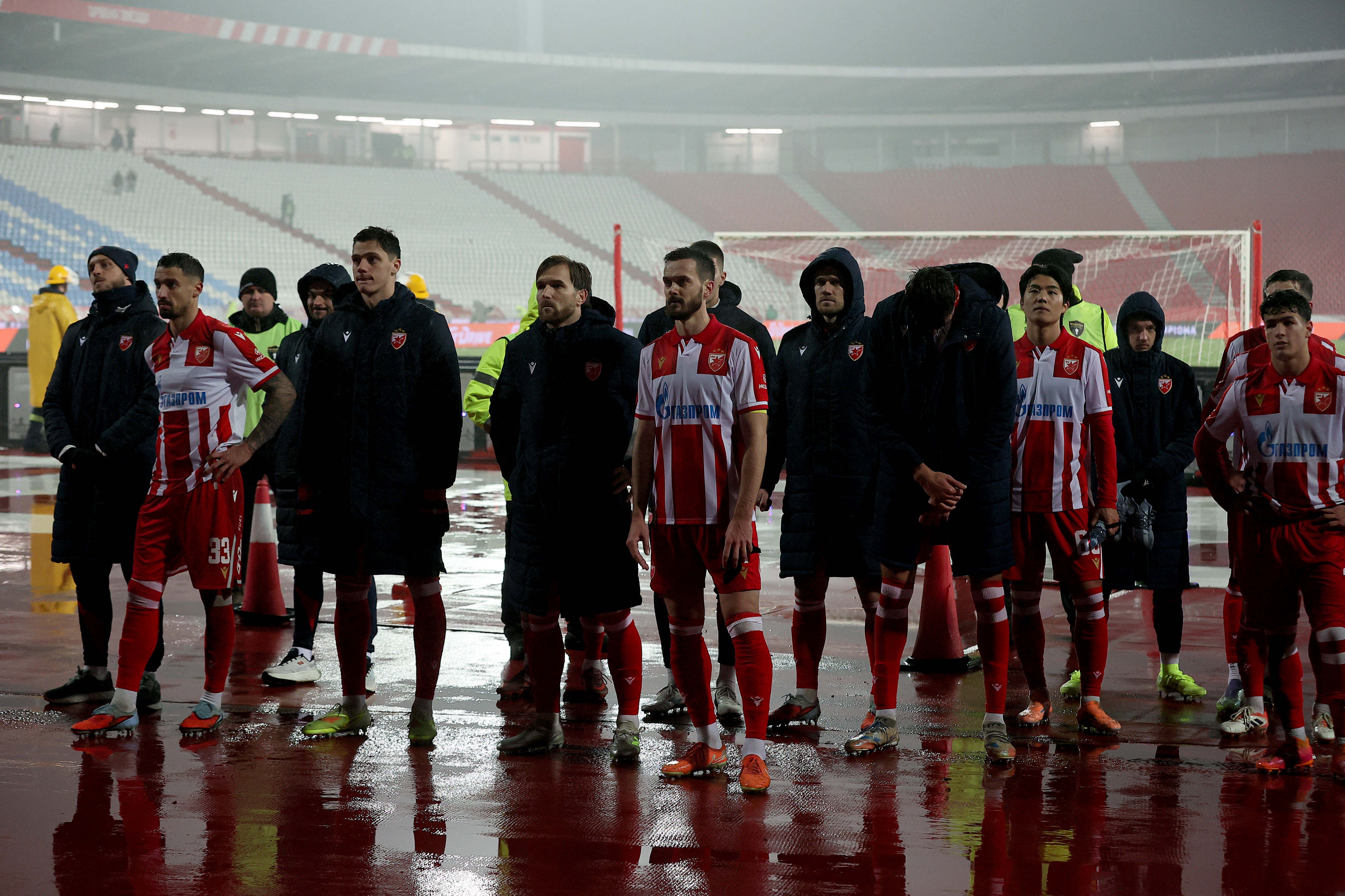during Crvena Zvezda v Vojvodina football match of Mozzart Bet Super Liga 2025/2026 round 18 on December 7. 2025. in Belgrade, Serbia.
(photo by Luka Milosavljevic/STARSPORT ©)