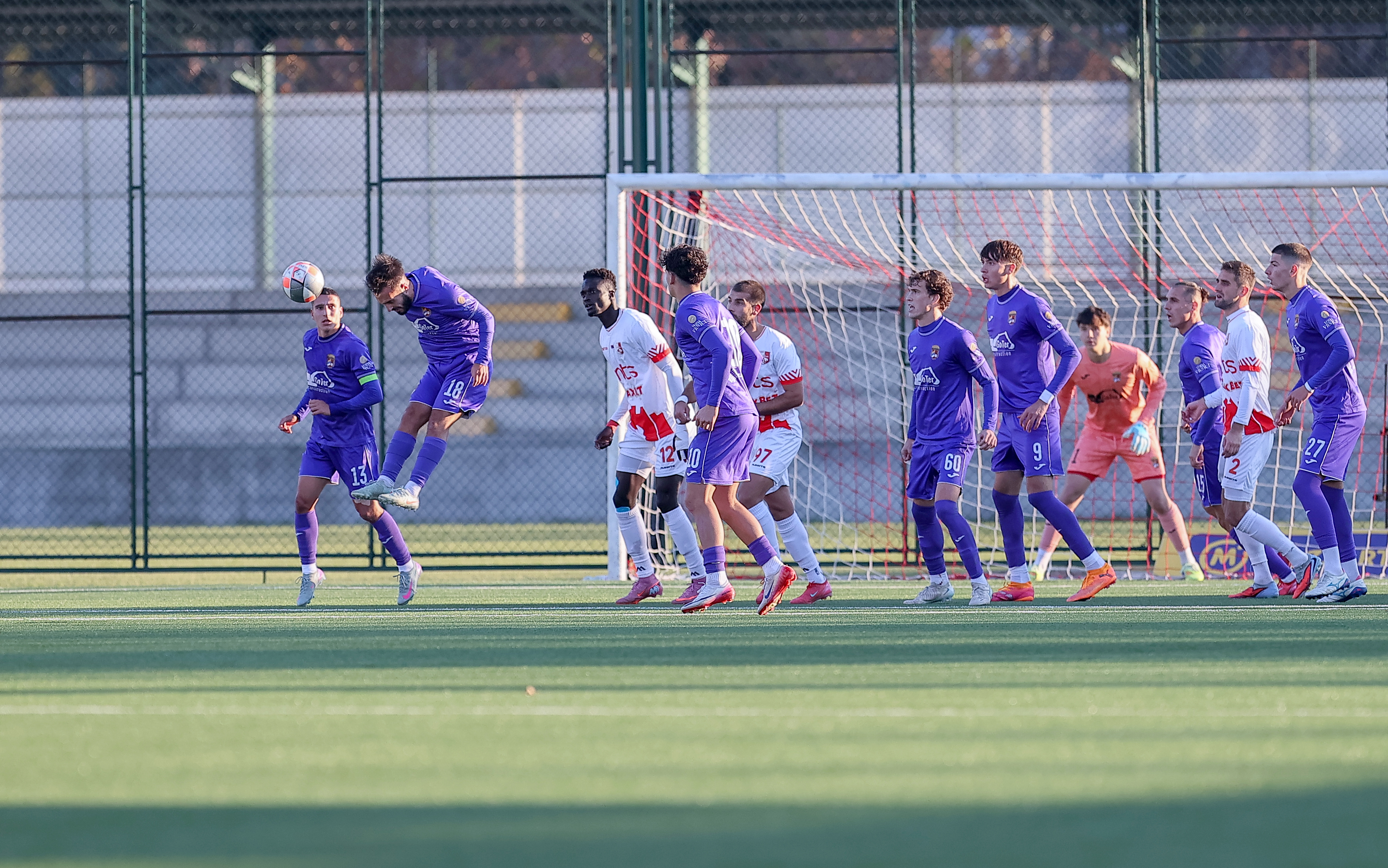 Graficar v Radnicki Nis football match Osmine finala Kupa Srbije in Belgrade, Serbia on 3. December 2025