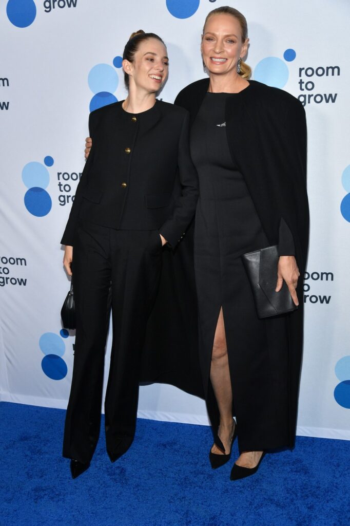 Maya Thurman Hawke and Uma Thurman at the Room To Grow 25th Anniversary Gala on October 25, 2023 in New York City.,Image: 816962427, License: Rights-managed, Restrictions: , Model Release: no, Credit line: