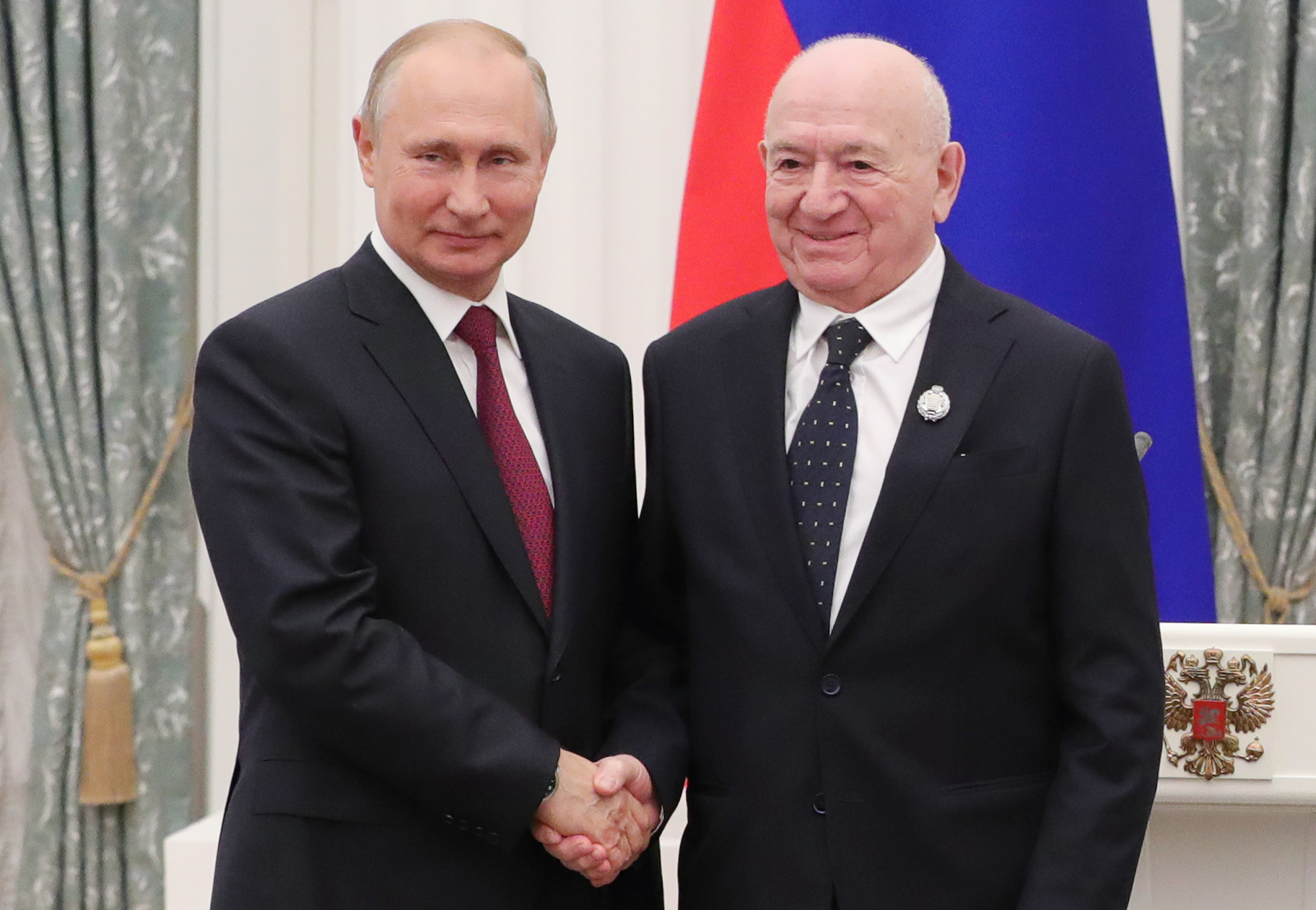 Nikita Simonjan i Vladimir Putin