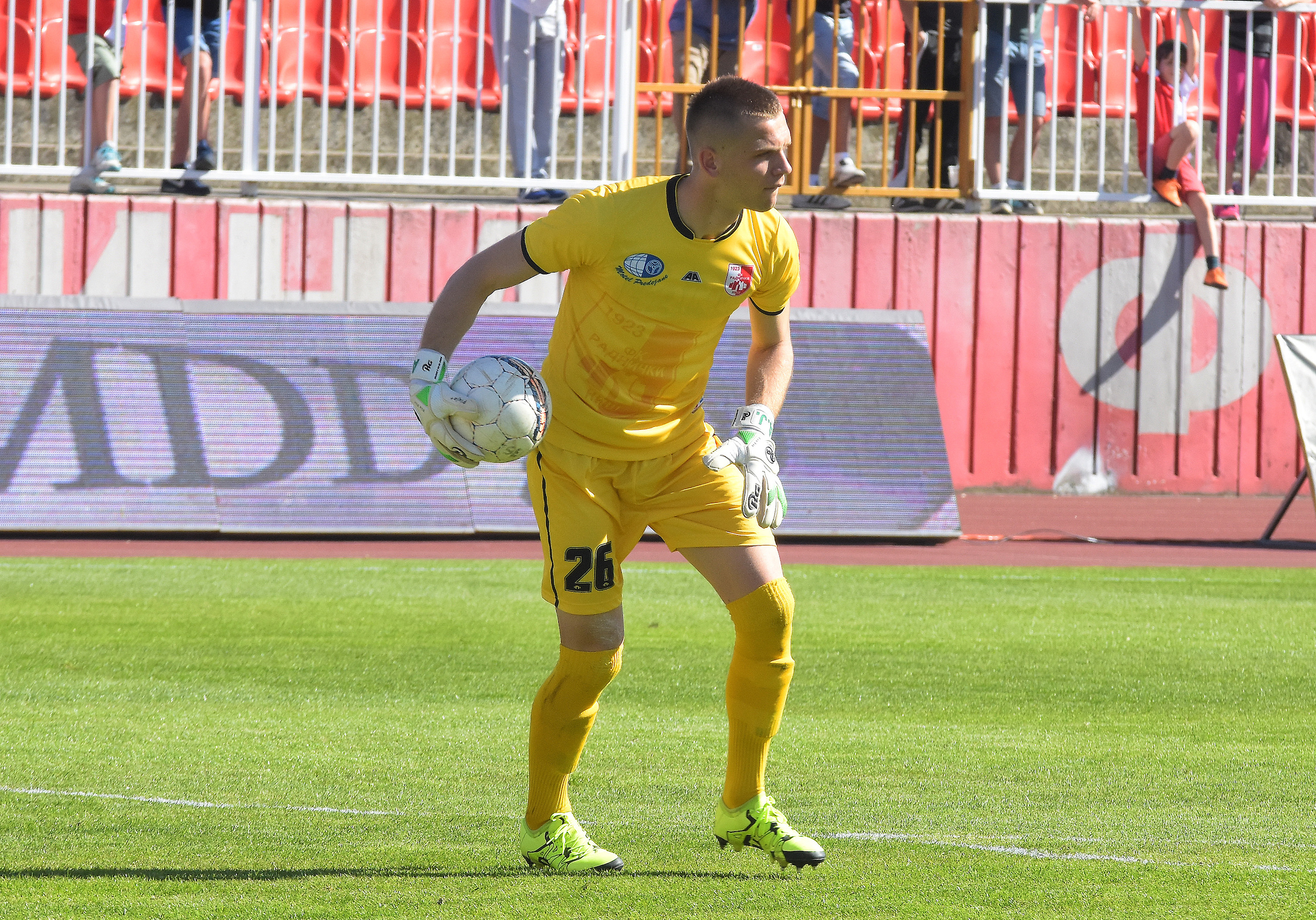Fudbal Soccer
Jelen super liga
Vojvodina Radnicki Nis
Aleksandar Jovanovic (GK)
Novi Sad 16.04.2016
Foto:Nenad Mihajlovic/Starsportphoto