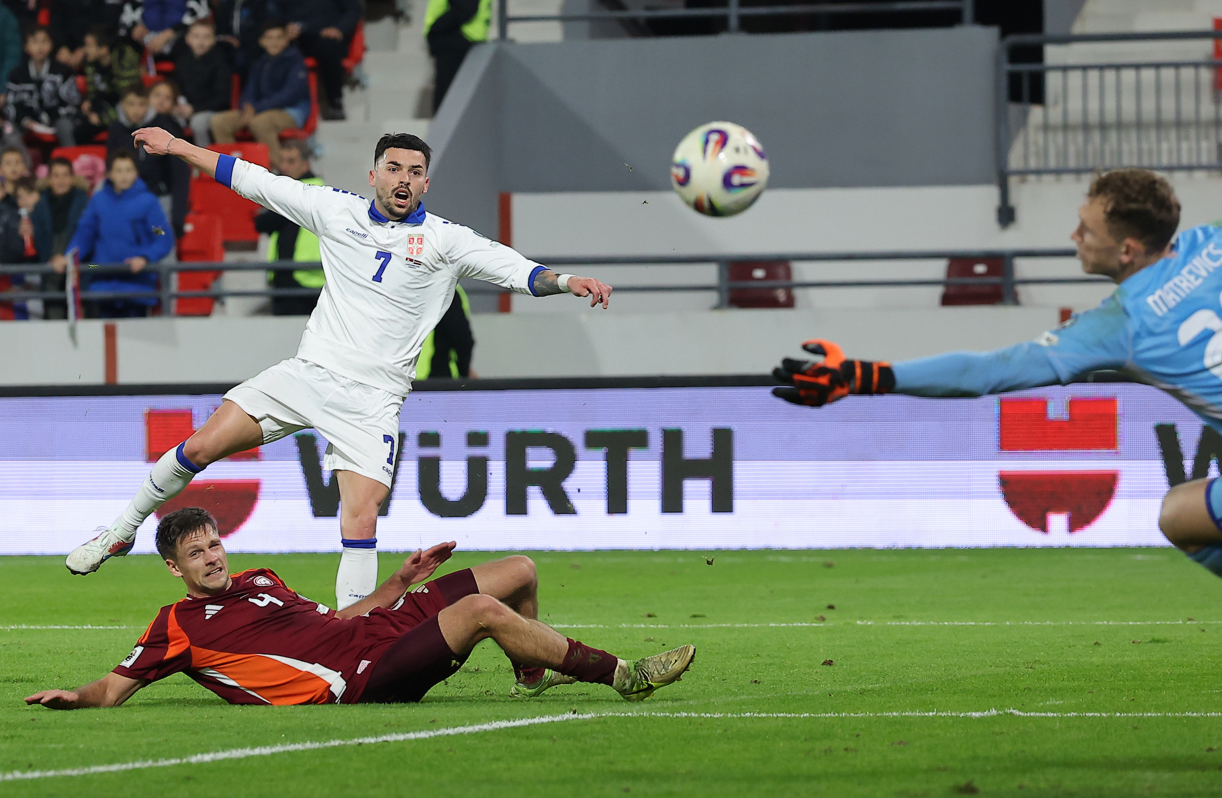 Serbia vs Latvia, Group K World Cup 2026 European Qualifiers