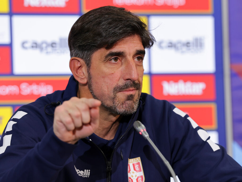 Veljko Paunovic new head coach of National team of Serbia during his unveiling press conference of Serbia at Sports center FSS on November 10, 2025 in Stara Pazova , Serbia. (Photo by Srdjan Stevanovic/Starsport.rs ©)