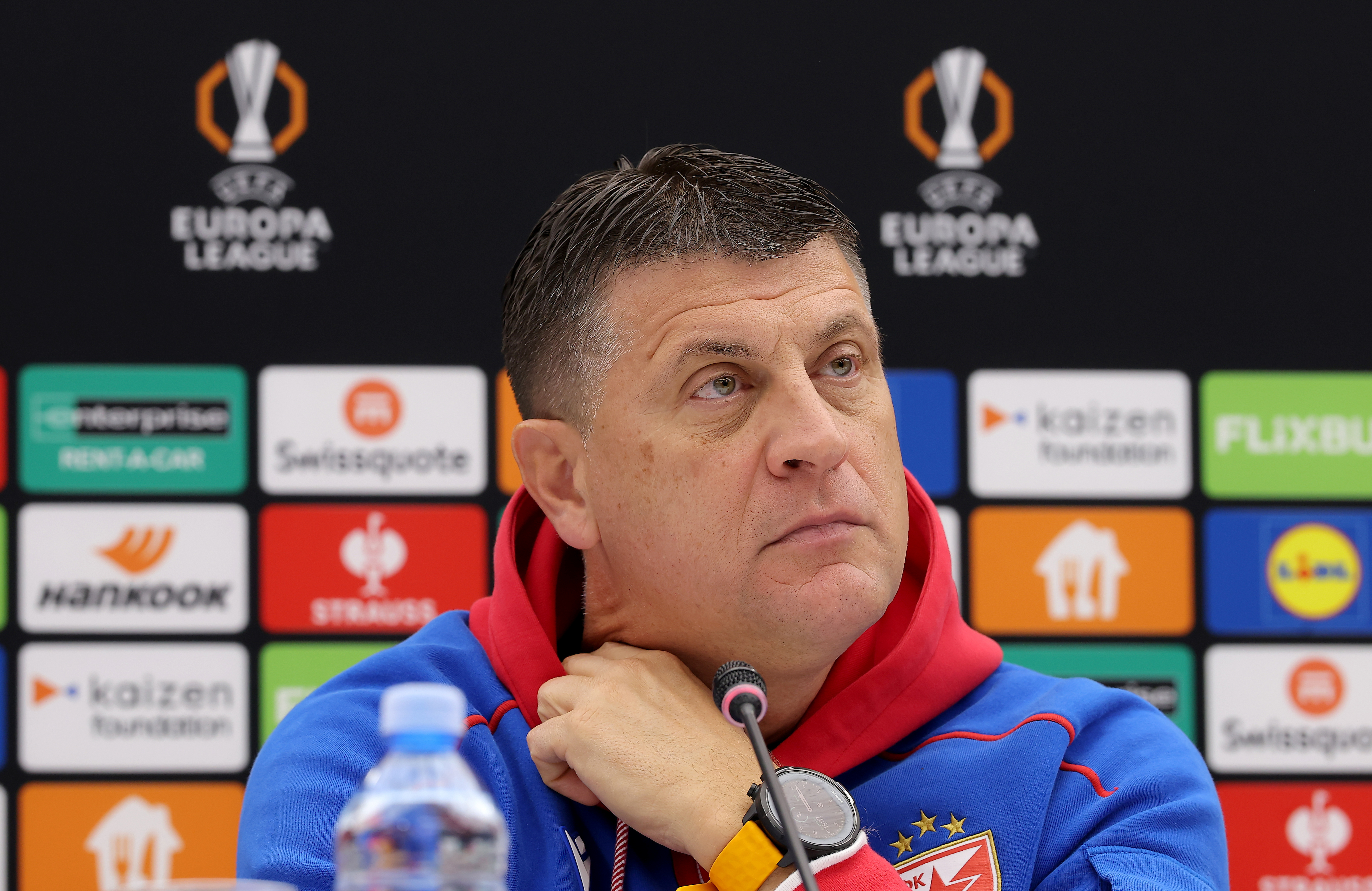 Crvena Zvezda v Lille, press conference, UEFA Europa League 2025/2026, League phase, matchday 4
