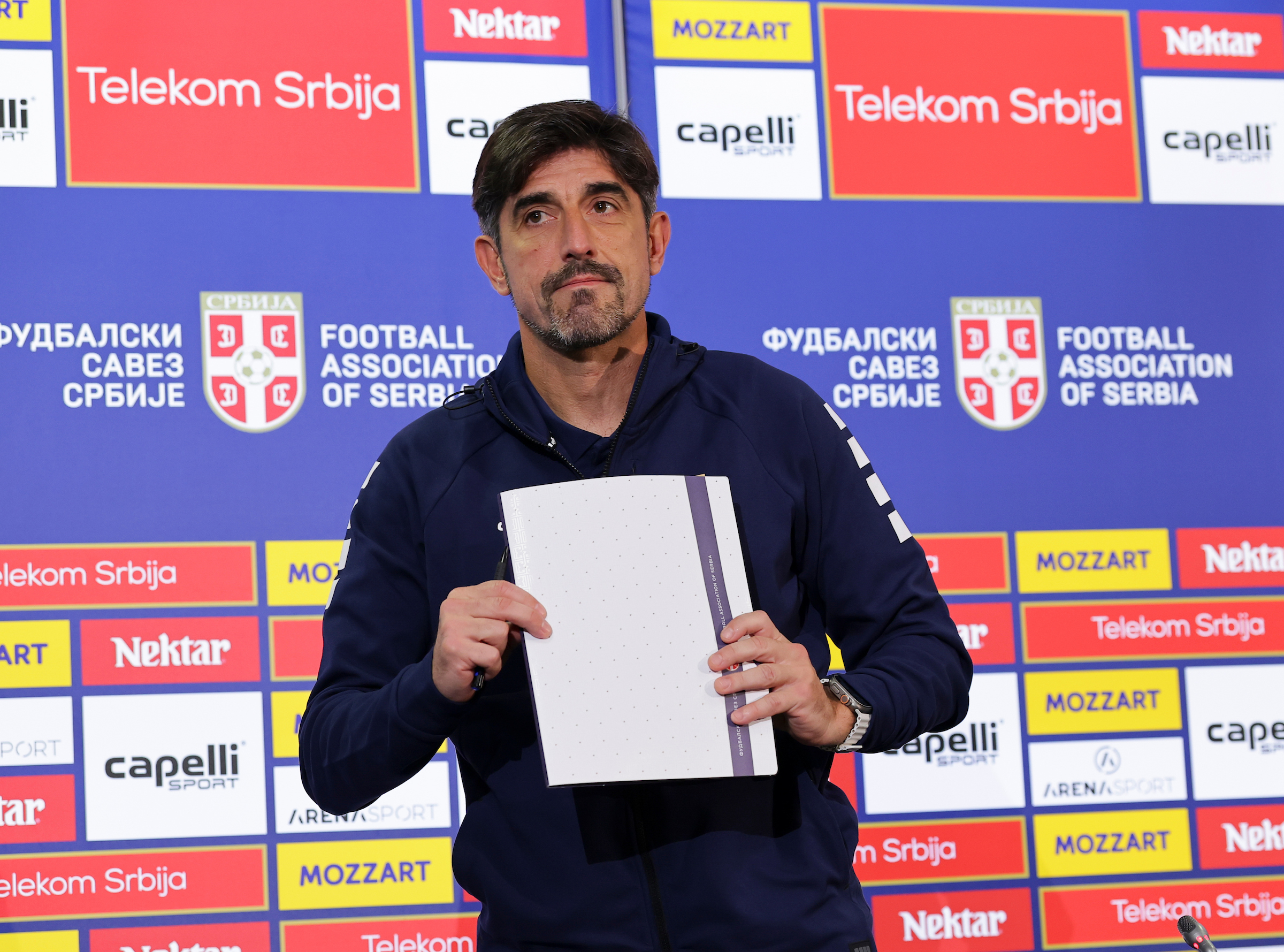 Veljko Paunovic new head coach of National team of Serbia during his unveiling press conference of Serbia at Sports center FSS on November 10, 2025 in Stara Pazova , Serbia. (Photo by Srdjan Stevanovic/Starsport.rs ©)