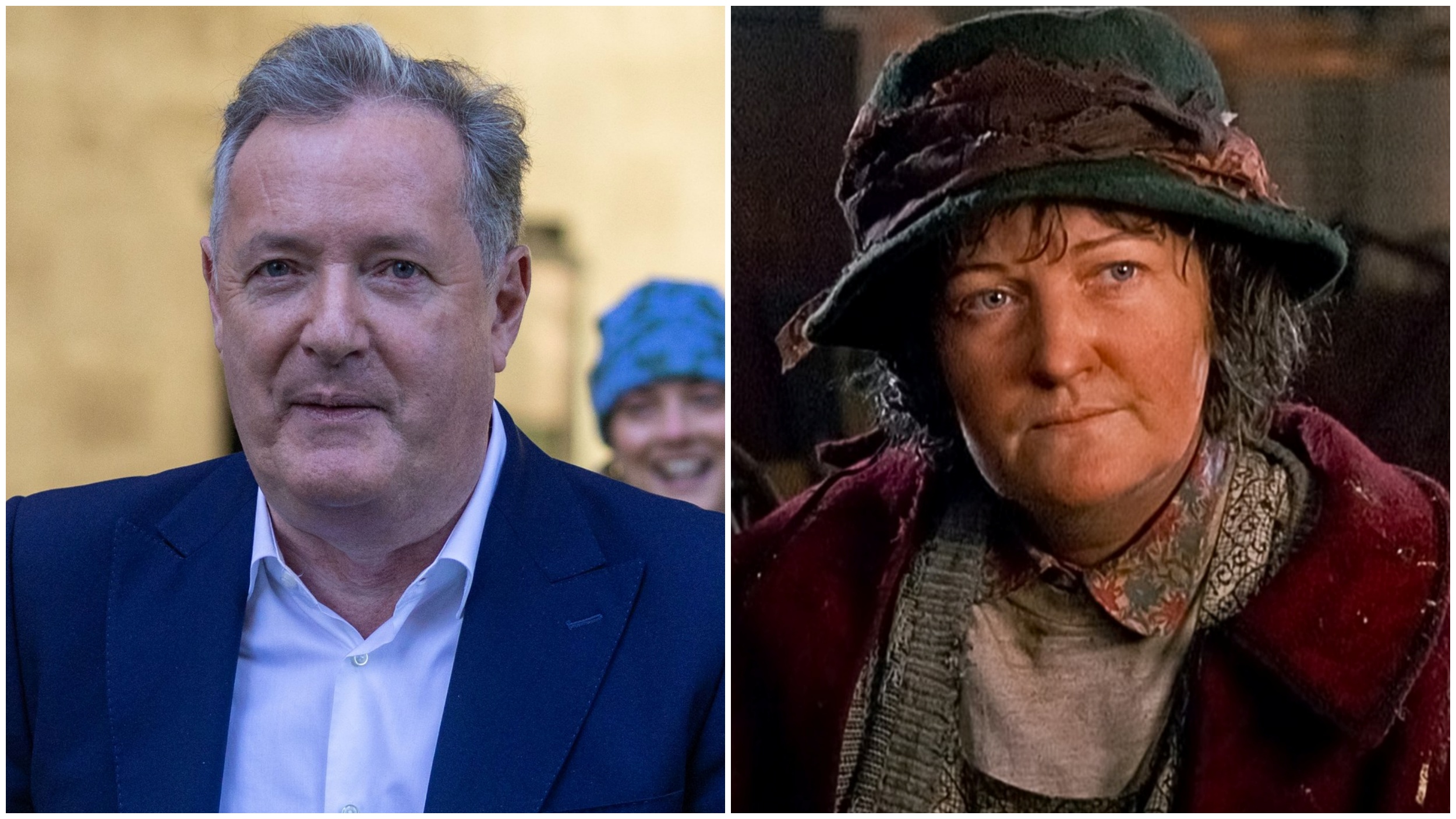 Piers Morgan i Brenda Fricker, kombo Foto: ZUMAPRESS.com / MEGA / The Mega Agency / Supplied by LMK / Landmark / Profimedia