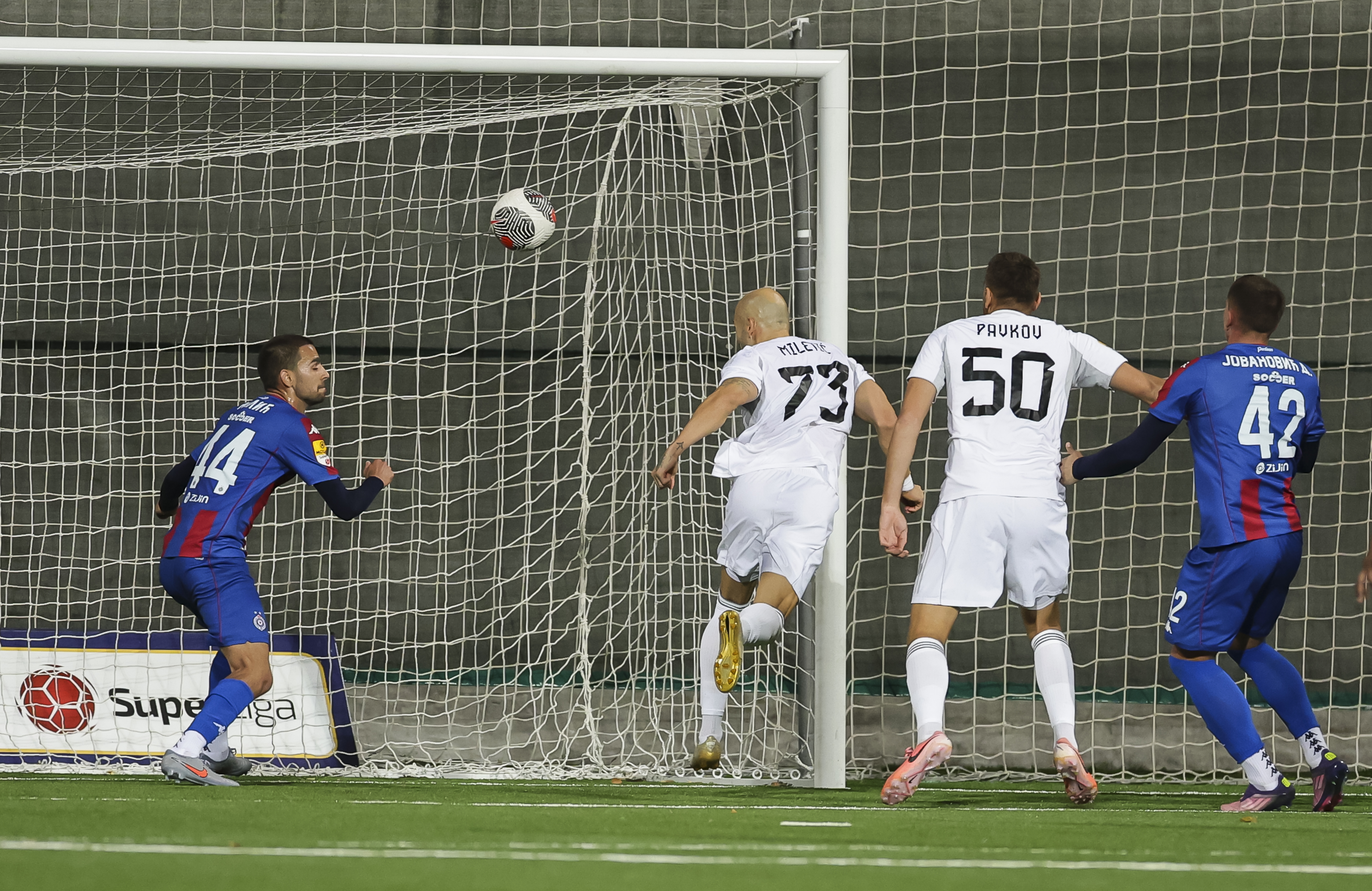 during the Mozzart Super Liga 2025/2026 match between Cukaricki and Partizan at stadium Cukaricki on November 01, 2025 in Belgrade, Serbia. (Photo by Srdjan Stevanovic/Starsport.rs ©)