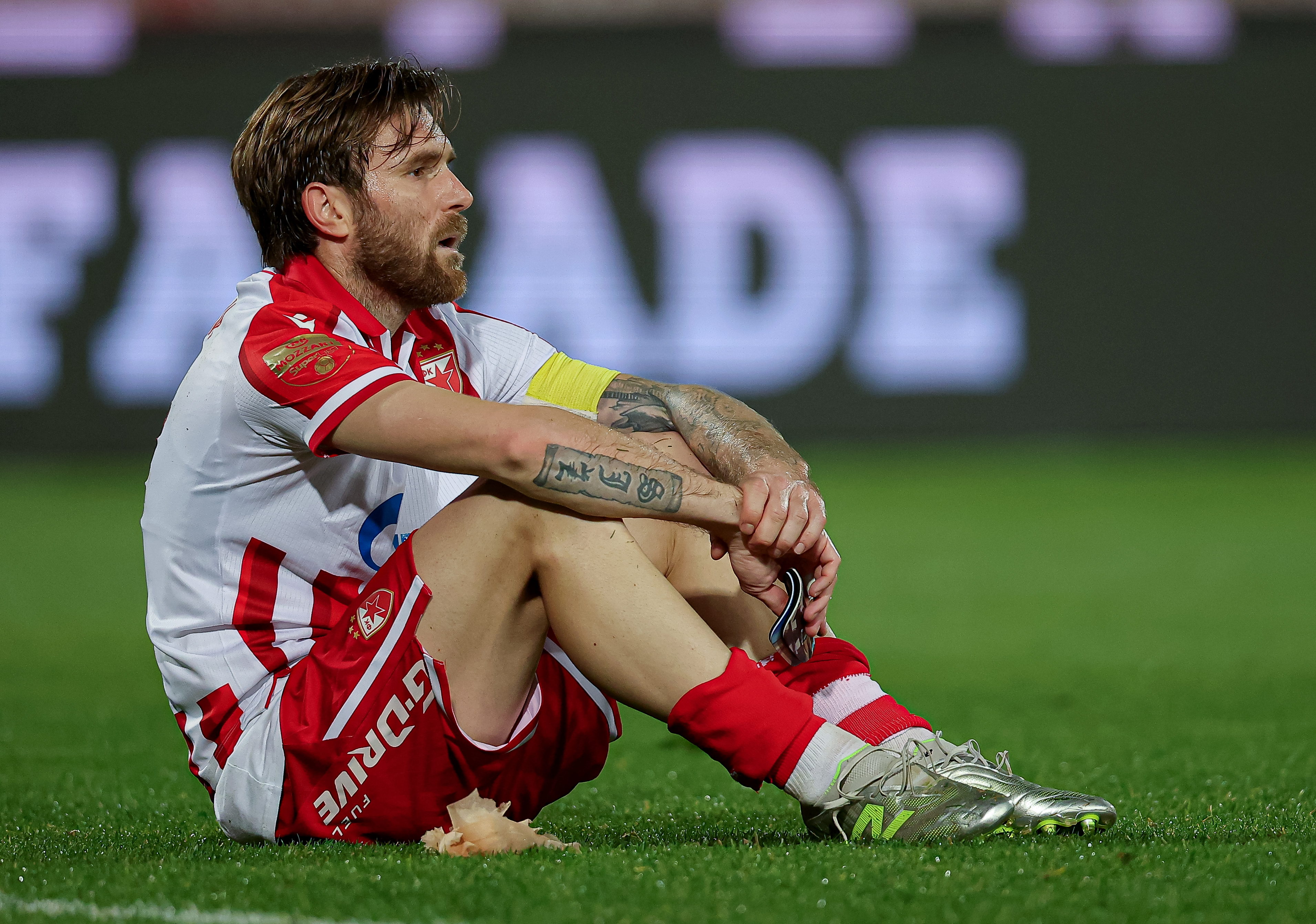 Belgrade, Serbia. 2nd Oct, 2025. Crvena Zvezda's  during Serbian Superleague football match between Crvena Zvezda (Red Star) and Radnik on November 2. 2025. in Belgrade, Serbia.
(photo by Pedja Milosavljevic/STARSPORT ©)