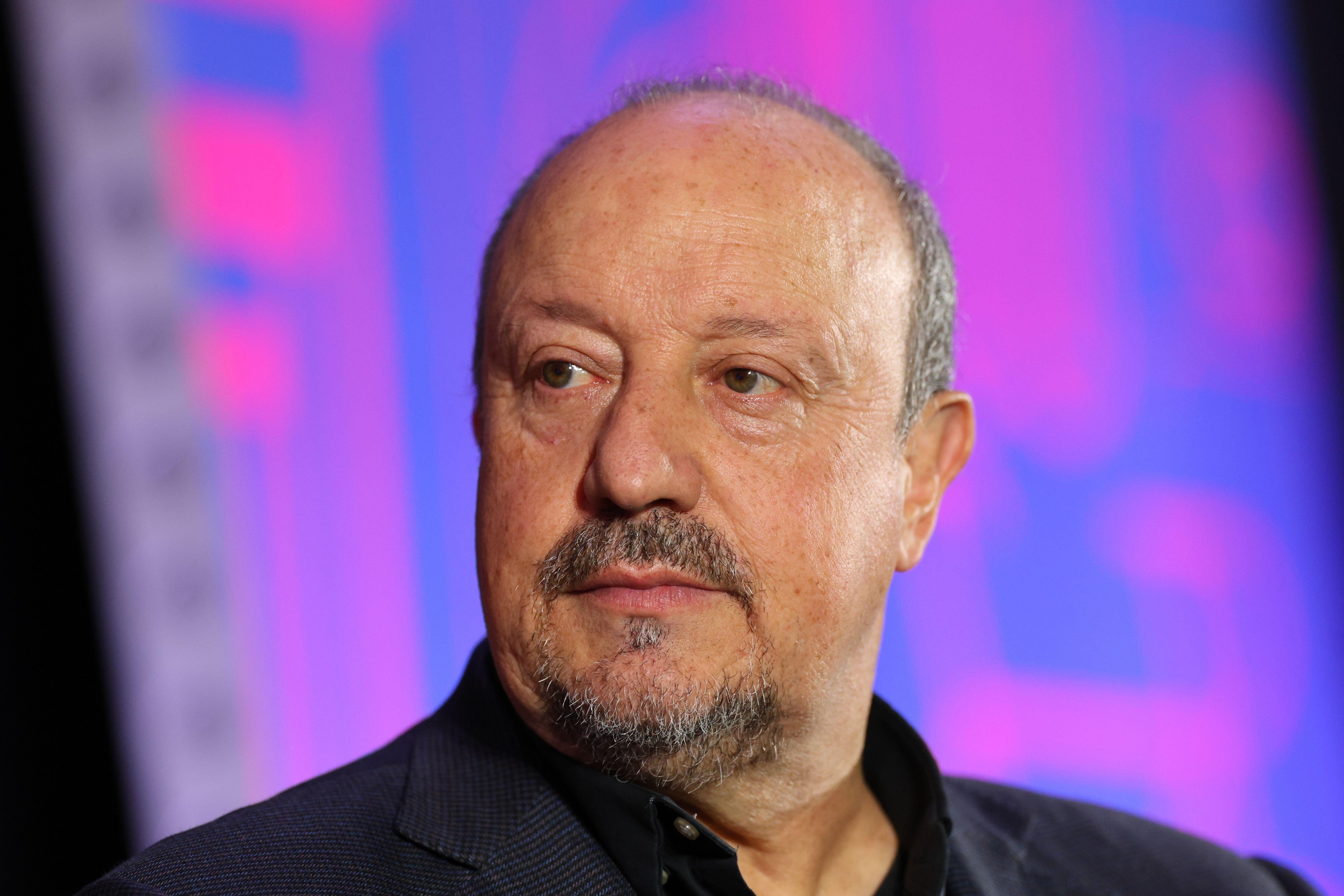 Trento, Italy. 12th Oct, 2025. Il Festival dello Sport in Trento, Italy on October 12, 2025. International Football Spanish manager Rafael Benitez attends the event. during Il Festival dello Sport, Sport Events in Trento, Italy, October 12 2025 Credit: In